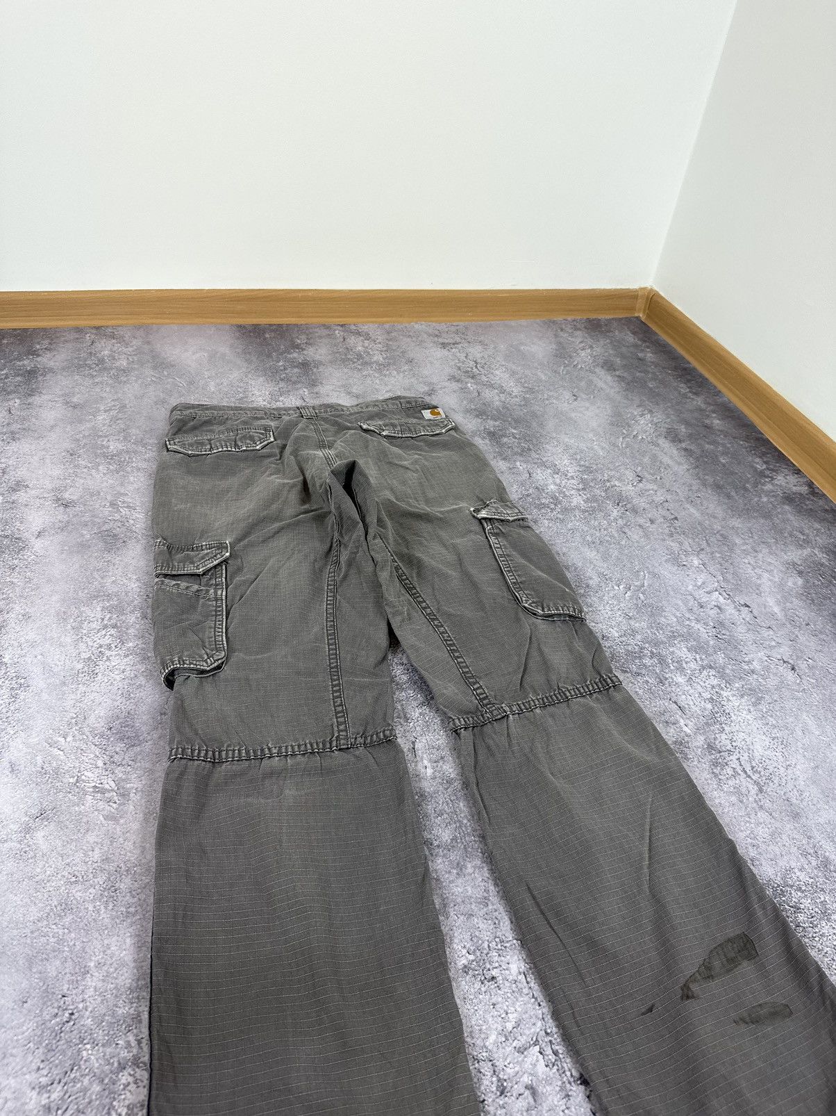 Carhartt Vintage Carhartt Distressed Cargo Opium Faded USA Work Pants Size US 32 / EU 48 - 5 Thumbnail
