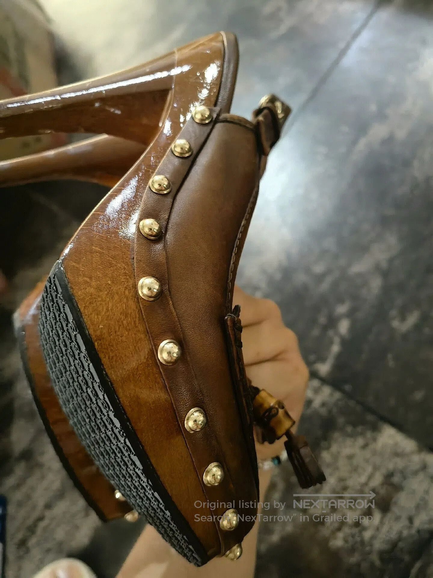 Gucci Gucci Bamboo Stiletto Heels for Women. Size US 4 / IT 34 - 5 Thumbnail