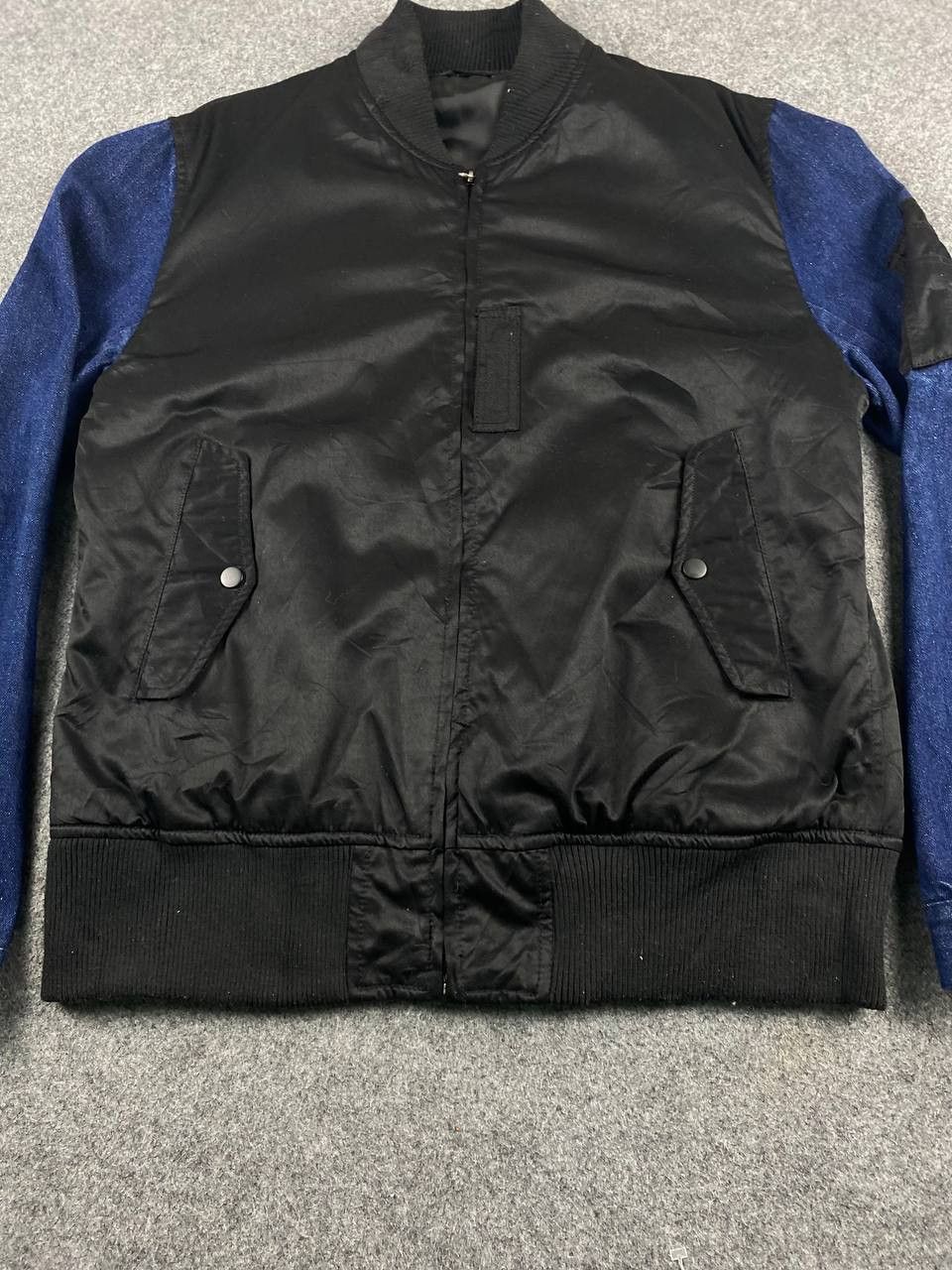Japanese Brand japanese brand bomber jacket denim sleeves nice design Size US XL / EU 56 / 4 - 3 Thumbnail