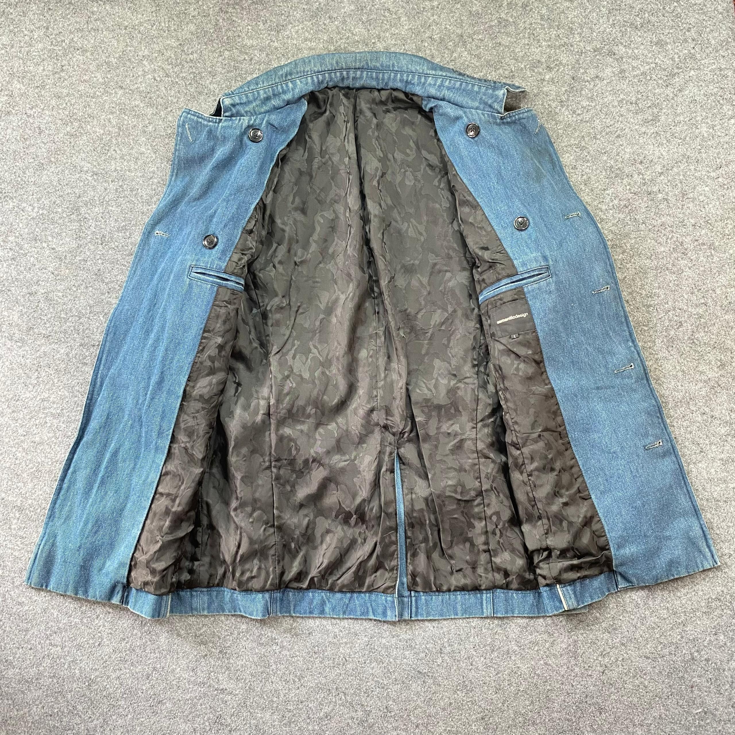 Vintage Semantic Design Denim Jacket