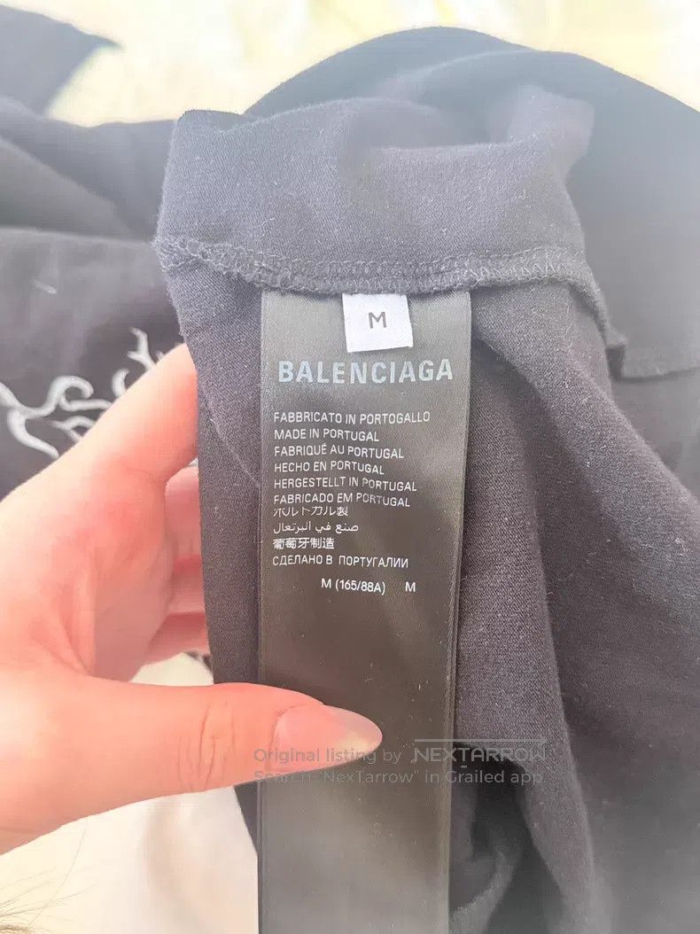 Balenciaga Balenciaga Black Long Sleeve T-Shirt Size US M / EU 48-50 / 2 - 5 Thumbnail