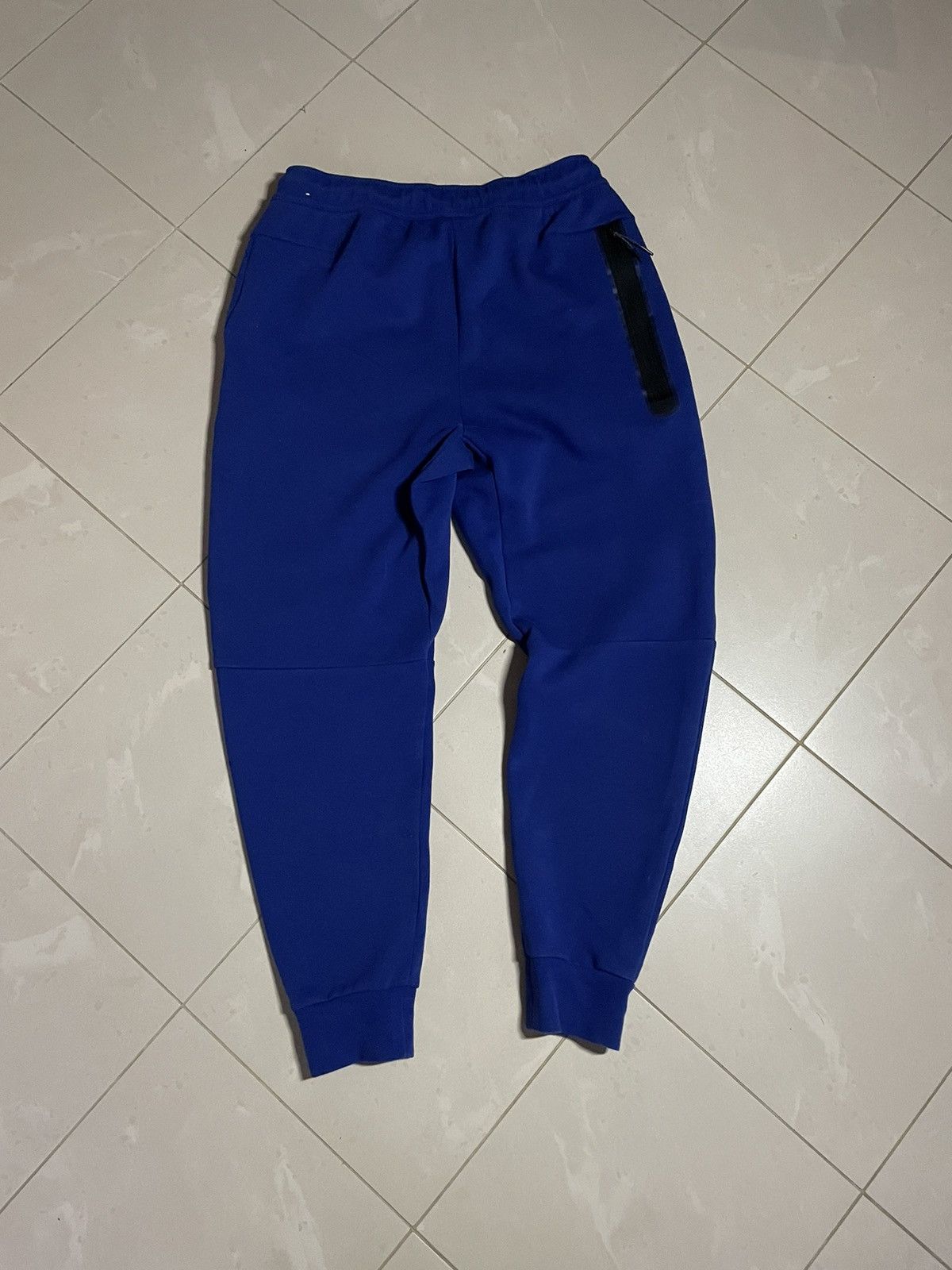 Nike Nike Tech Fleece Pants Brushed Joggers Blue Mens M Size US 32 / EU 48 - 2 Thumbnail