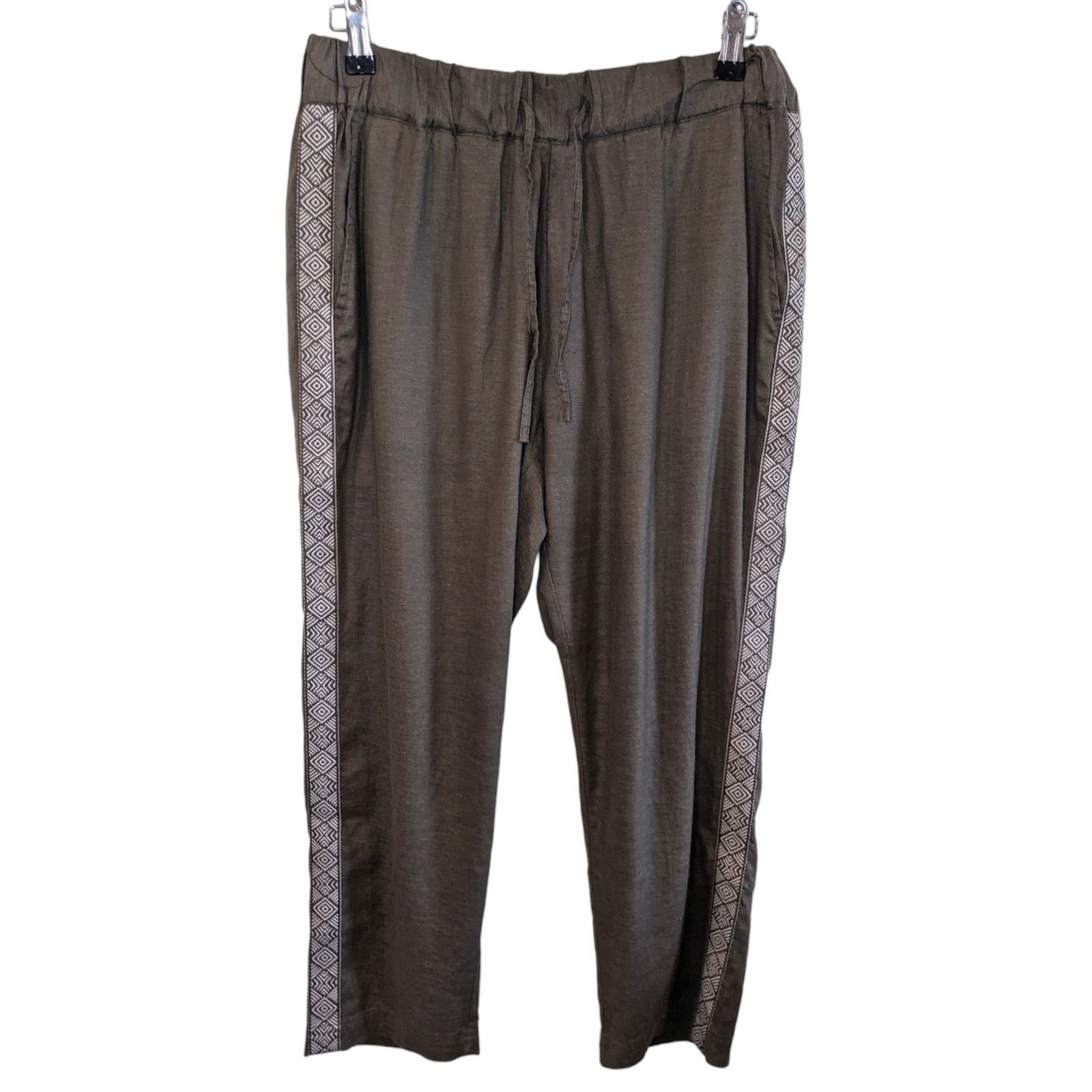 Other Sherpa Kiran Chopped Embroidered Hemp Pants Medium Size 30" / US 8 / IT 44 - 2 Thumbnail