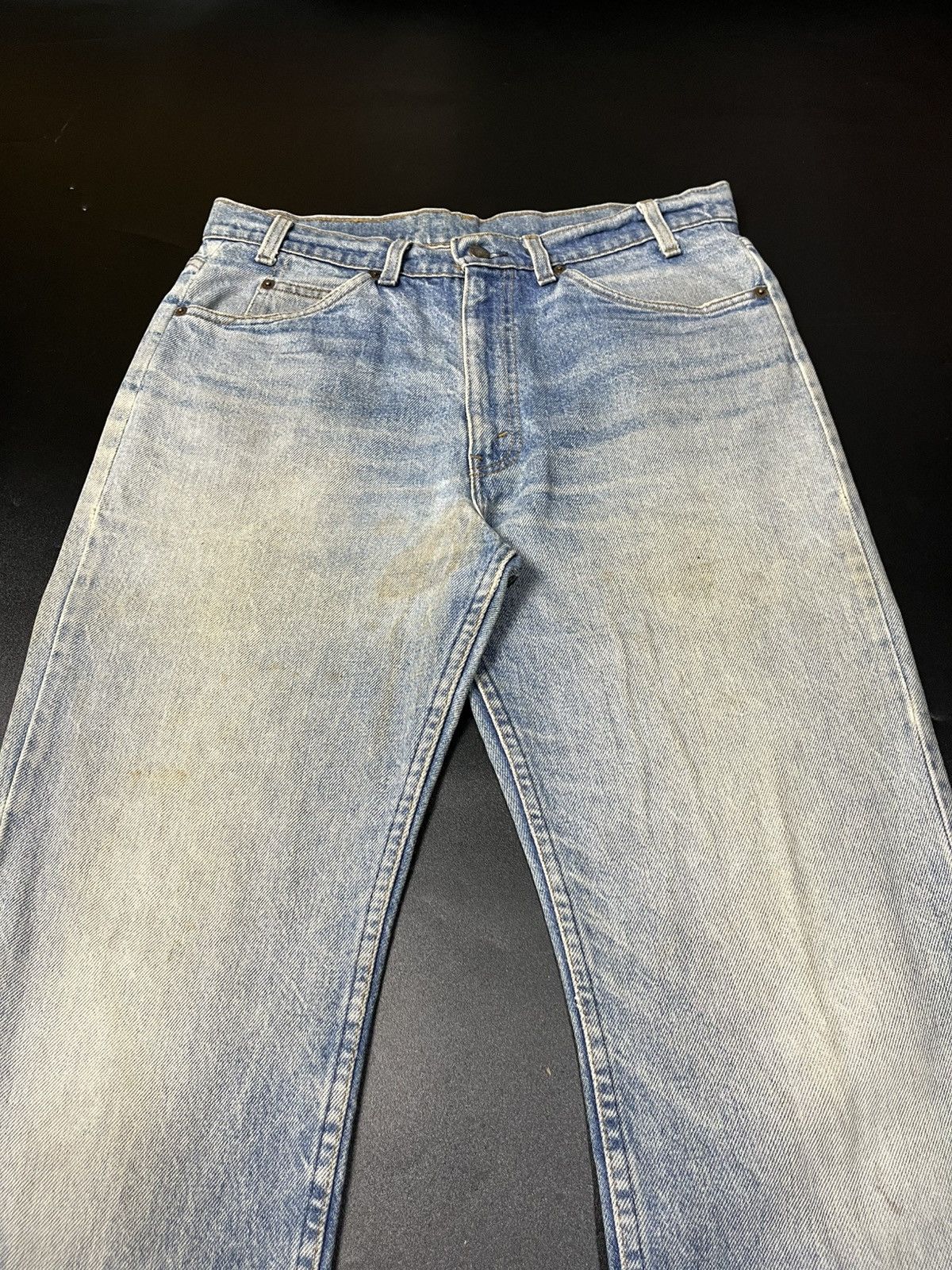 Levi's × Levi's Vintage Clothing 80s Vintage Levis 20517 Orange Tab Distressed Jeans Size US 32 / EU 48 - 5 Thumbnail