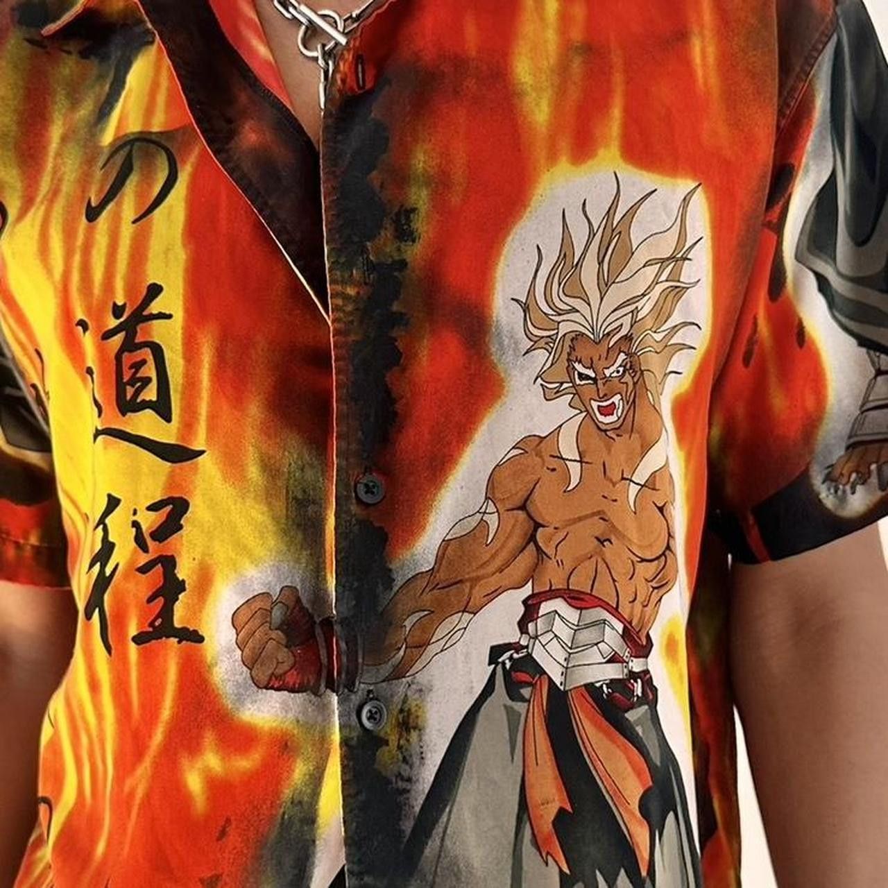 Other Vintage Y2K ASTROBOI Orange Goku Anime Shirt - Large Size US L / EU 52-54 / 3 - 3 Thumbnail