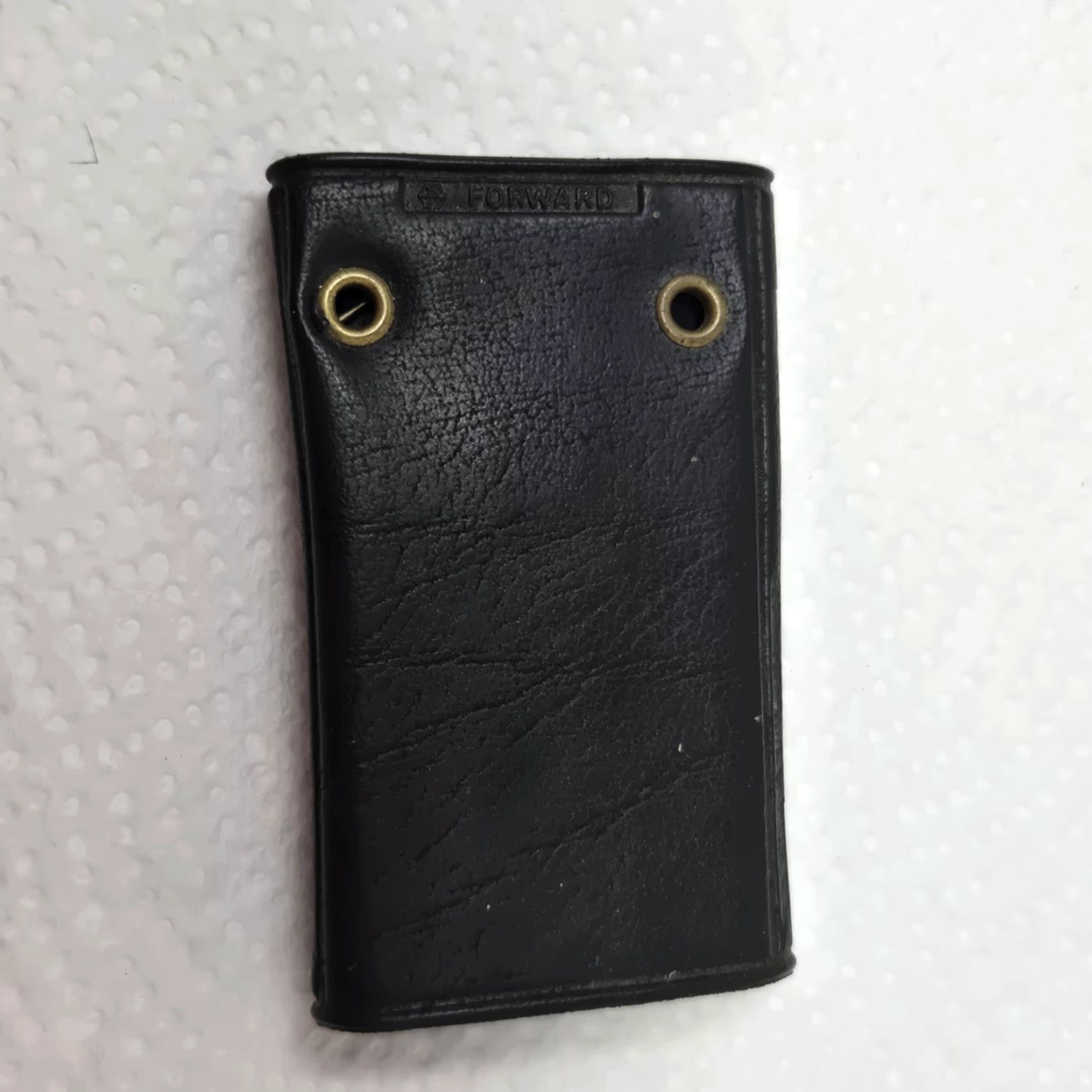 CO VINTAGE Black Leather Key Case Promo Giveaway G.L. Fisher & Co Men Size ONE SIZE - 3 Thumbnail