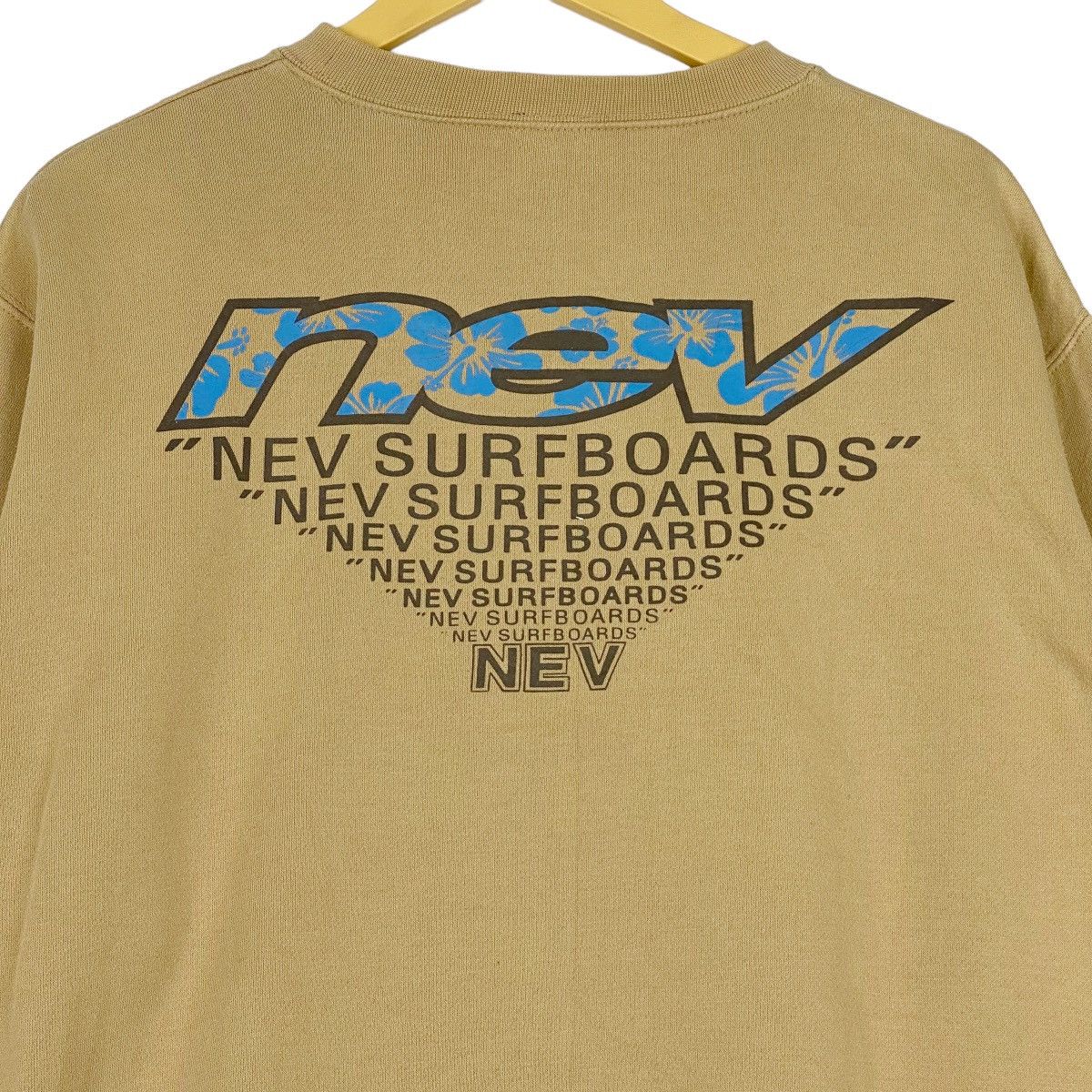 Vintage Vintage Nev Printed Crewneck Sweatshirt Nude Pullover Size US L / EU 52-54 / 3 - 4 Thumbnail