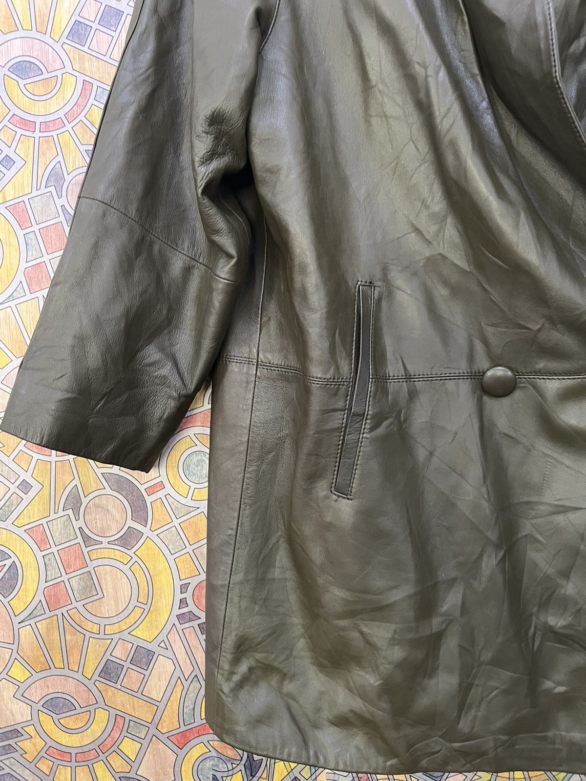 Japanese Brand × Leather 90s Vintage Marie Clair Lamb Leather Coat Marie Claire. GJ37 Size US L / EU 52-54 / 3 - 13 Thumbnail