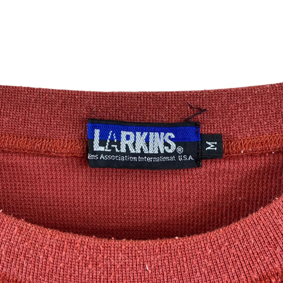 Vintage Vintage LARKINS USA OUTDOOR Tee Shirt Top Embossed Logo Size US M / EU 48-50 / 2 - 4 Thumbnail