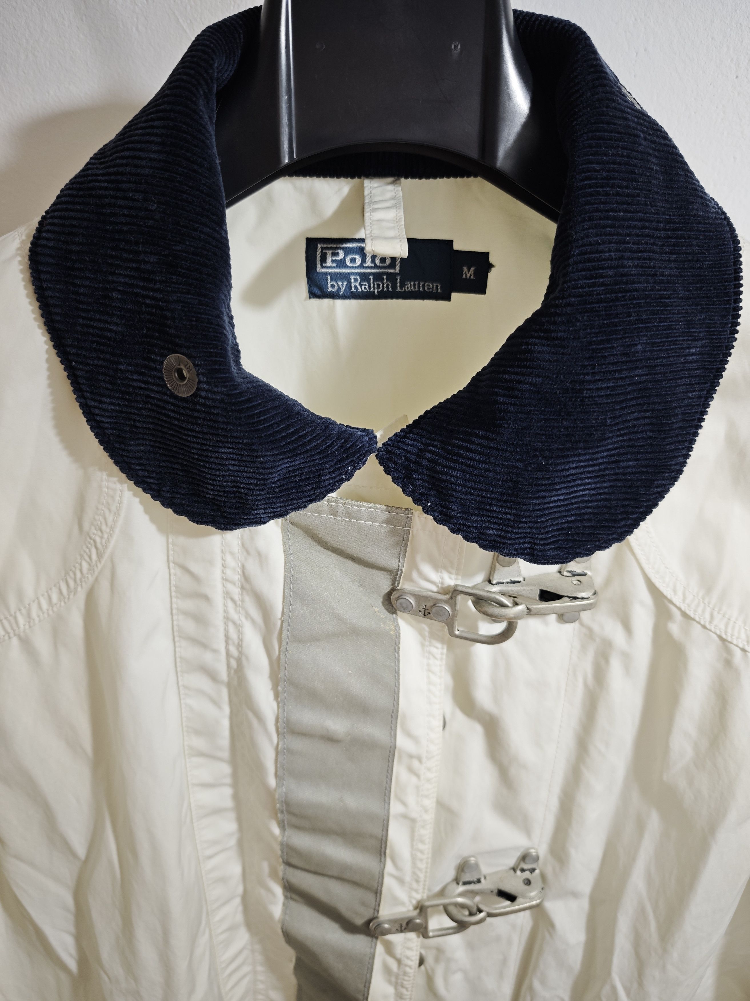 Polo Ralph Lauren Chore Jacket Lobster Clasp Men's M, White Nautical Toggle Size US M / EU 48-50 / 2 - 4 Thumbnail