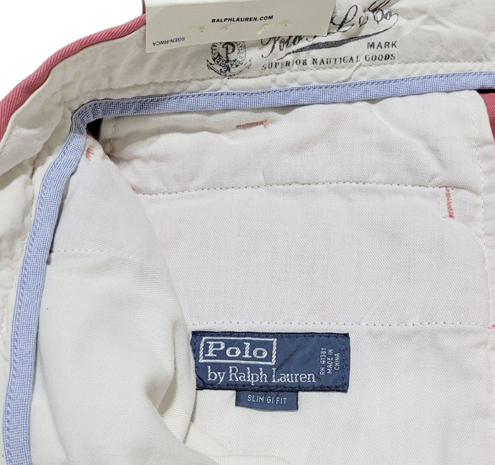 Polo Ralph Lauren NEW Vintage Polo Ralph Lauren Slim GI Chinos! 40 Faded Red Size US 40 / EU 56 - 3 Thumbnail