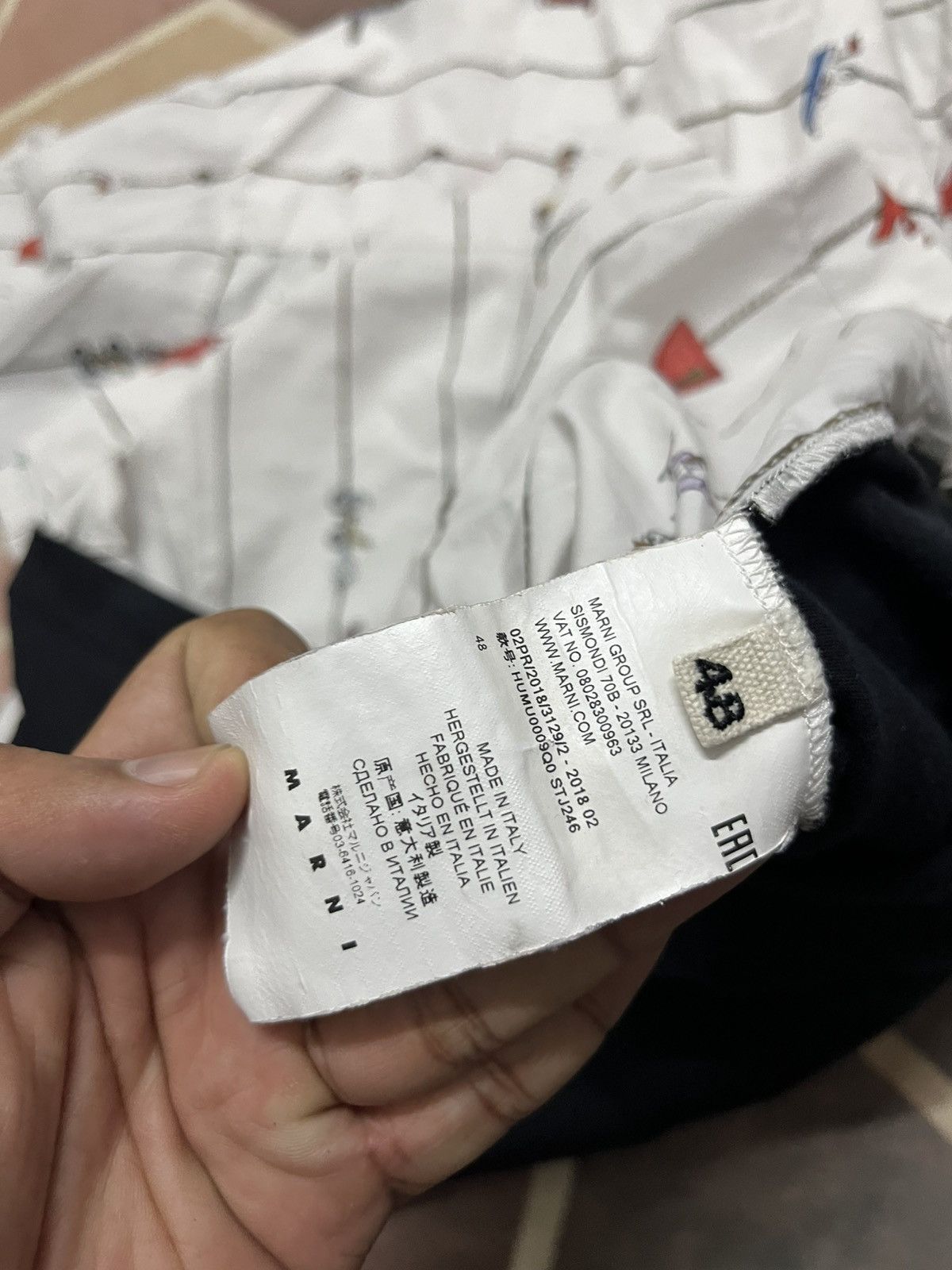Marni 💥FAST SALES OFFER ME💥Marni Reconstructed Sailor Fullprinted Size US L / EU 52-54 / 3 - 4 Thumbnail
