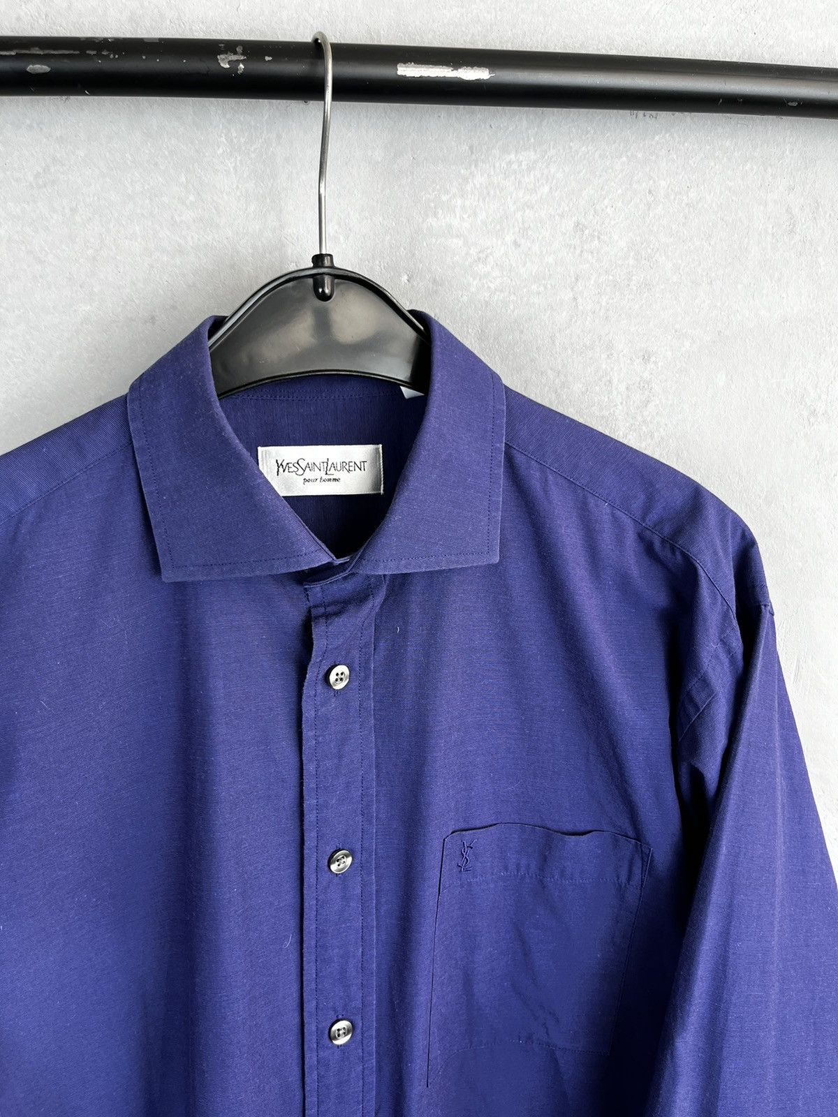 Vintage × Yves Saint Laurent YVES SAINT LAURENT shirt vintage Size US XL / EU 56 / 4 - 4 Thumbnail