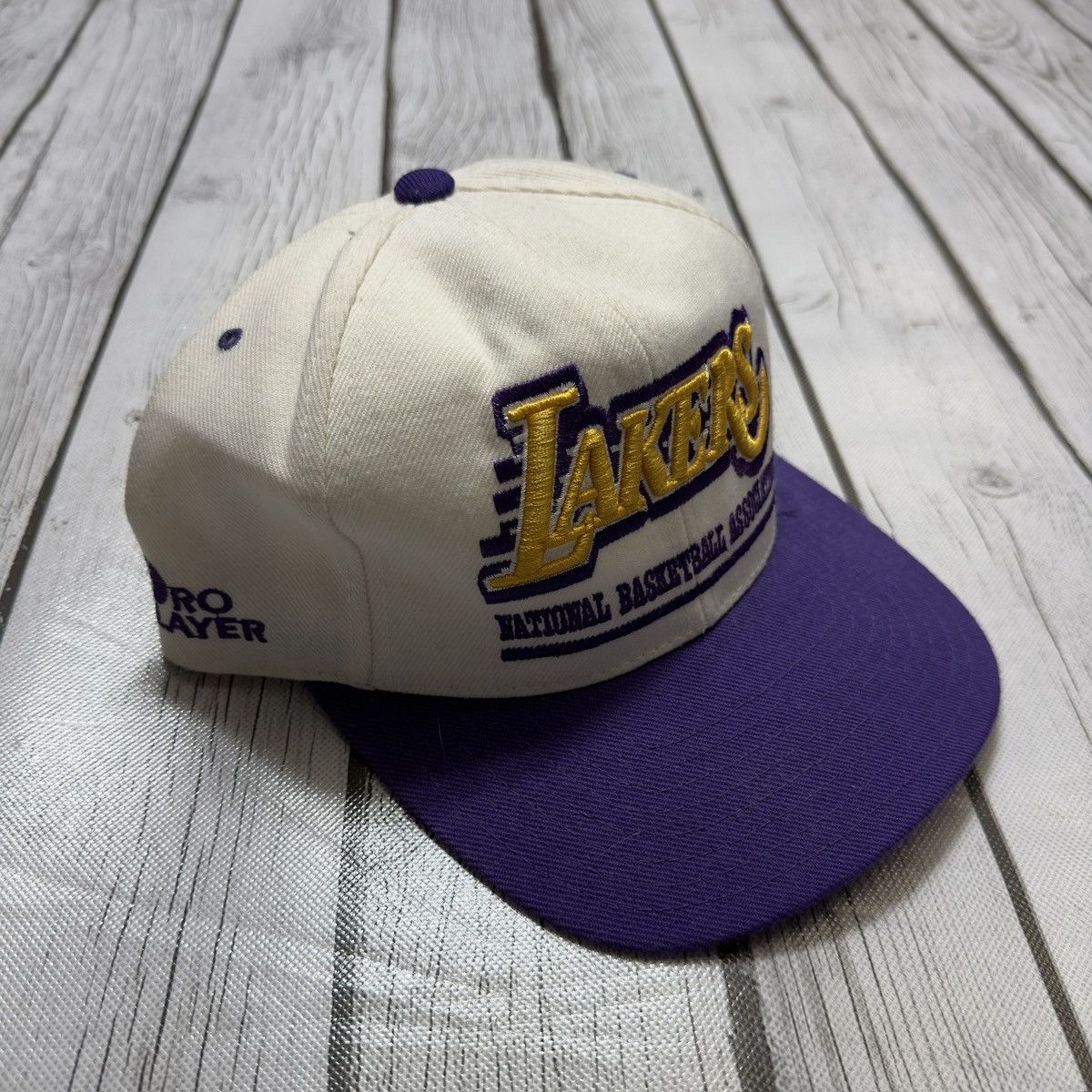 NBA × Pro Player × Vintage Vintage Los Angeles Lakers hat Size ONE SIZE - 3 Thumbnail