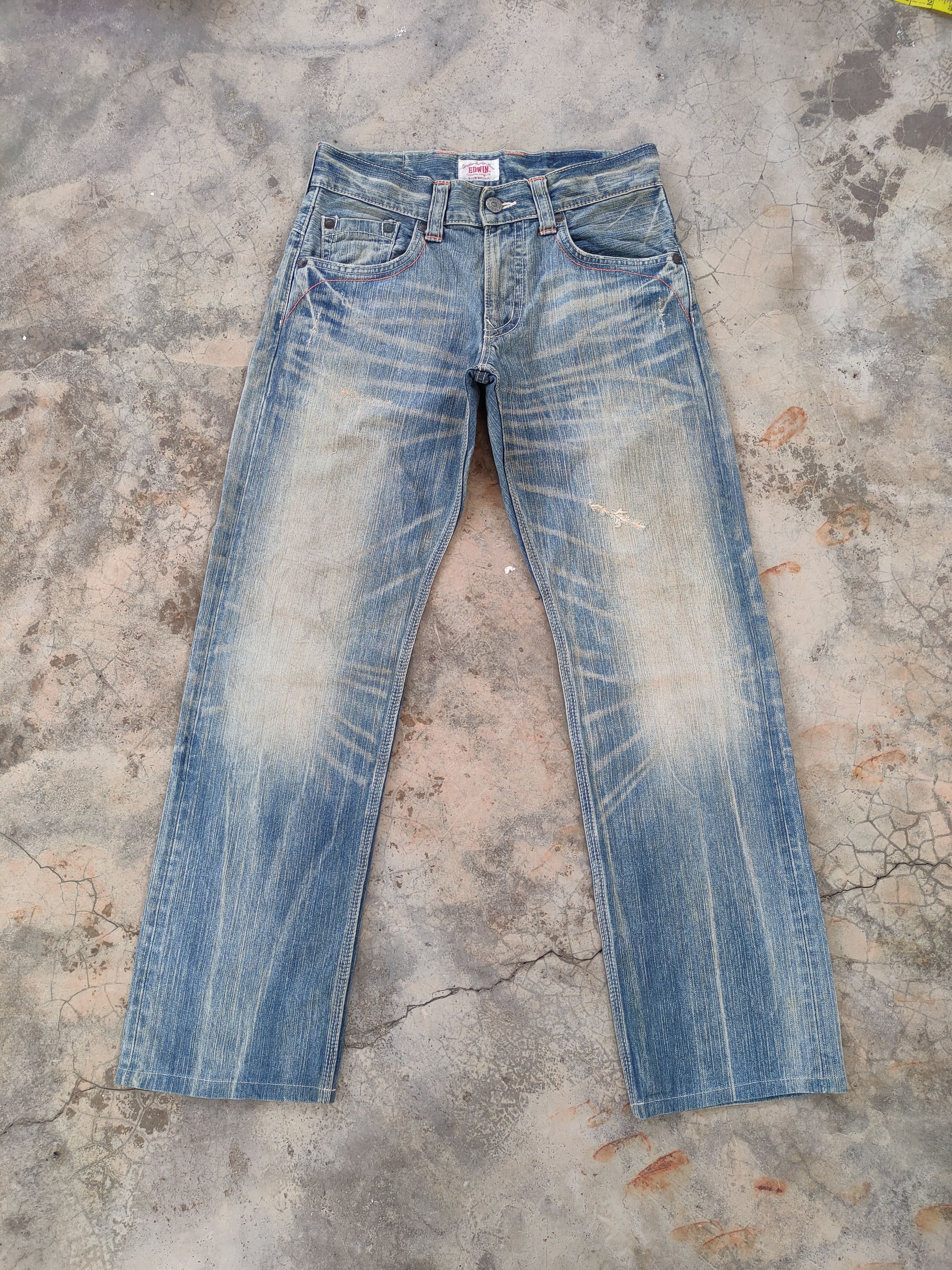 Edwin W32 VINTAGE EDWIN XV FADED JEANS DENIM PANTS Size US 32 / EU 48 - 1 Thumbnail