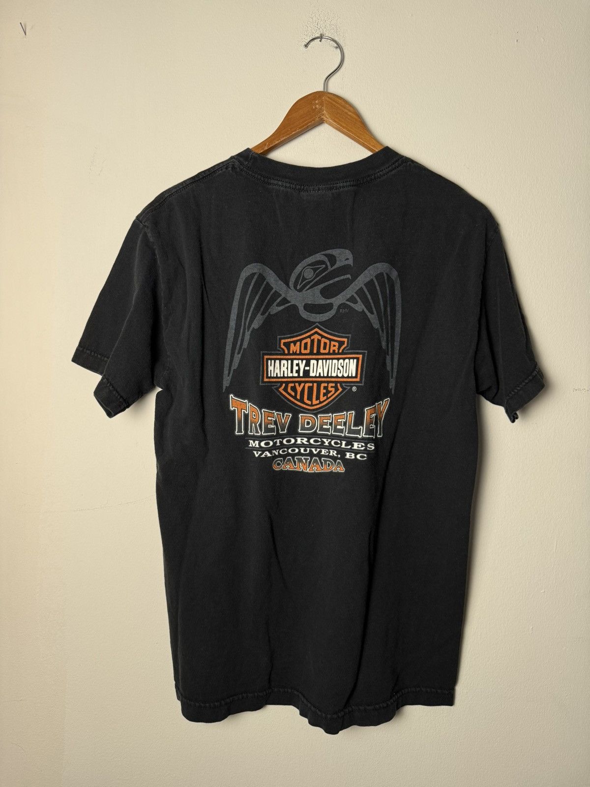 Harley Davidson Y2K Harley Davidson Eagle Vancouver Tee Size US M / EU 48-50 / 2 - 2 Thumbnail