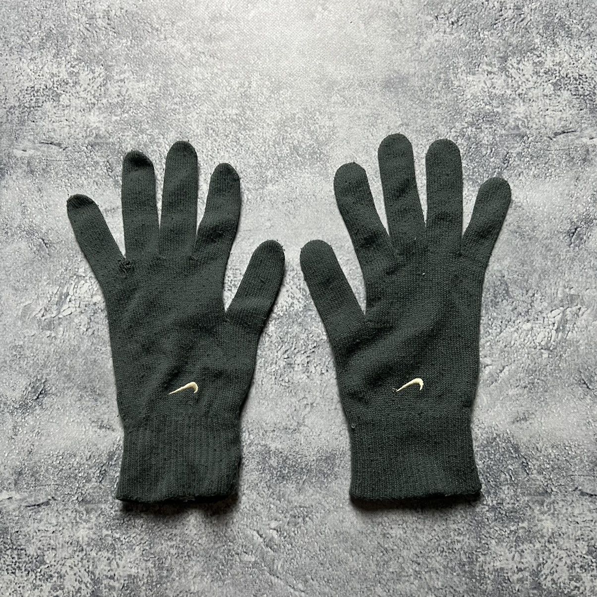 Nike Nike Vintage Gloves Men's Gray Acrylic Size ONE SIZE - 1 Thumbnail