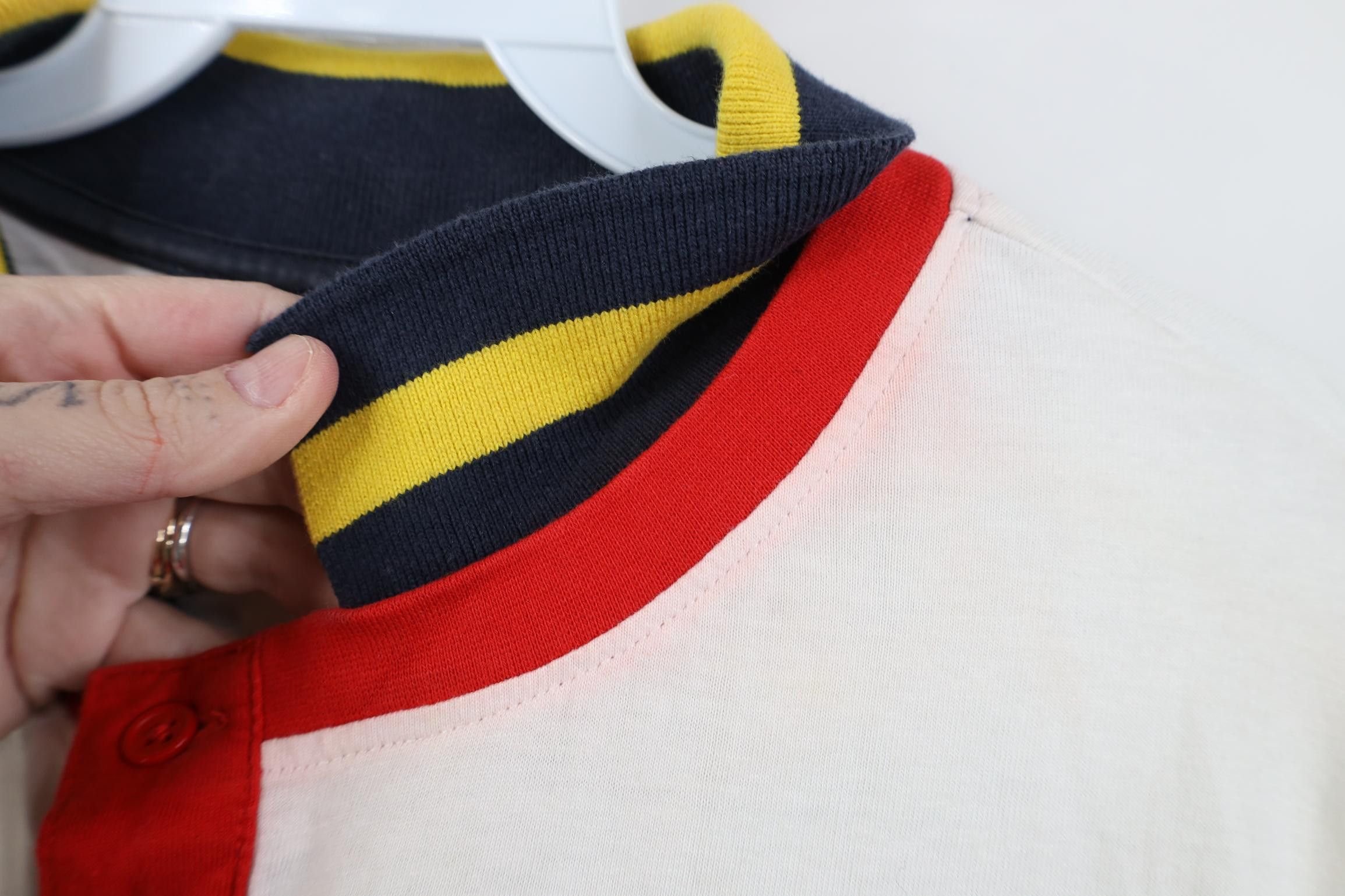 Karl Kani Vintage 90s Y2K Karl Kani Spell Out Long Sleeve Polo Shirt Size US L / EU 52-54 / 3 - 7 Thumbnail