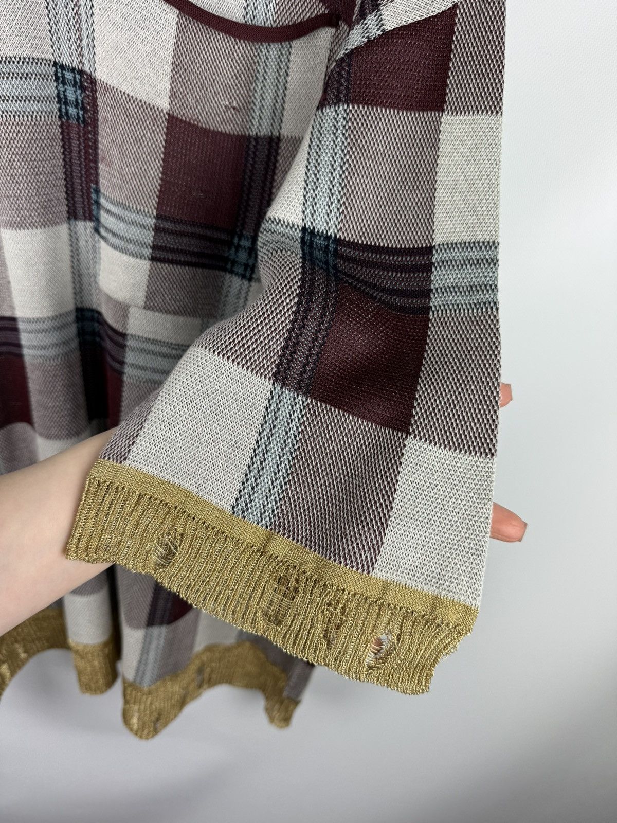 Acne Studios Acne Studios Beah Check SS17 Ladies Oversized Sweater Dress Size XS / US 0-2 / IT 36-38 - 13 Thumbnail