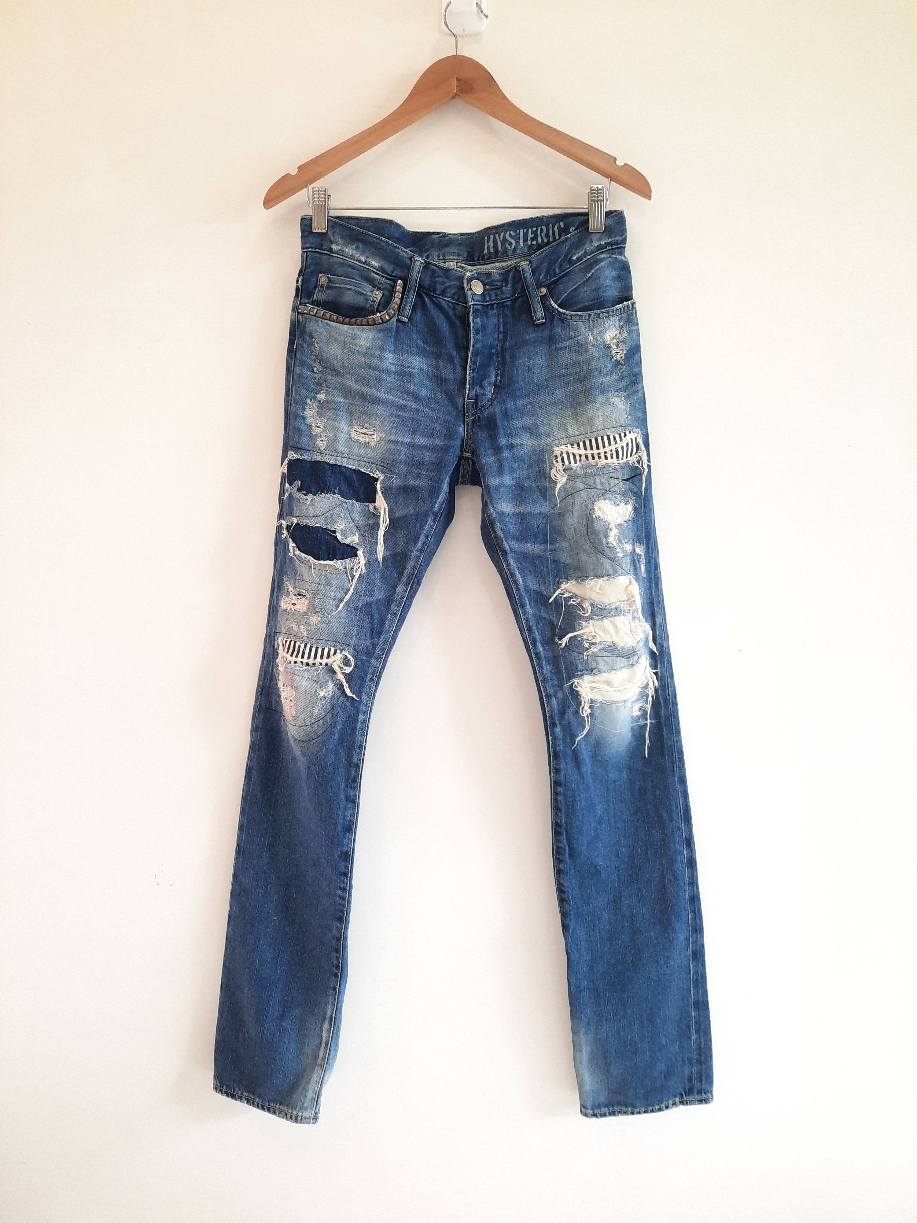 Hysteric Glamour Hysteric Glamour Distressed Jeans Size US 30 / EU 46 - 1 Thumbnail