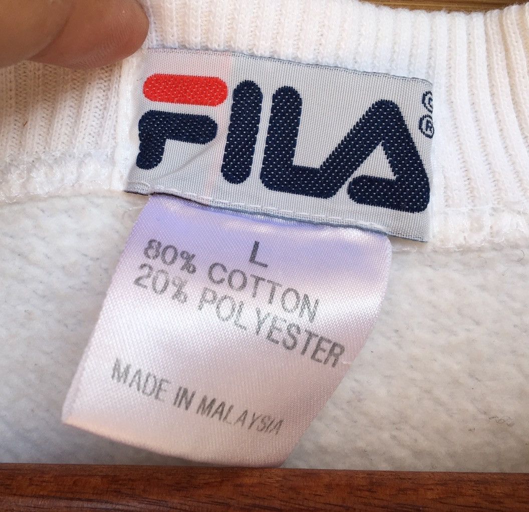 Fila × Vintage Vintage 90s Fila Crewneck Embroidered Logo Size US L / EU 52-54 / 3 - 8 Thumbnail