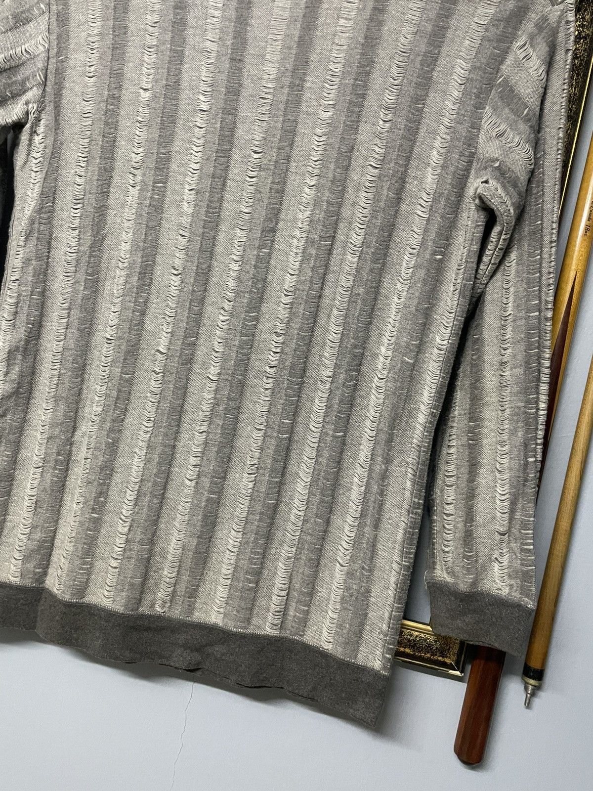 Schlussel Vintage Japan Designer Schlussel Distressed Grunge Cardigan Size US M / EU 48-50 / 2 - 11 Thumbnail