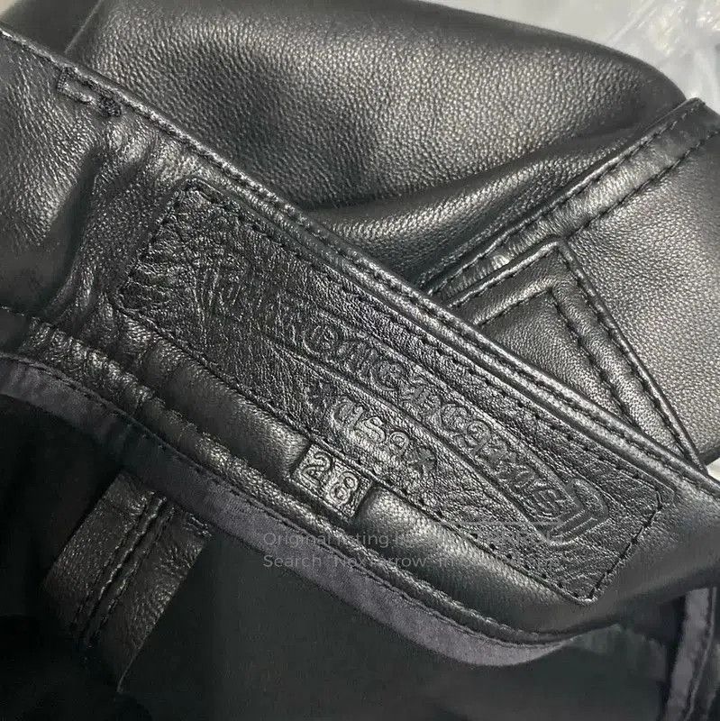 Chrome Hearts Chrome Hearts Black Leather A. Size 26" / US 2 / IT 38 - 6 Thumbnail