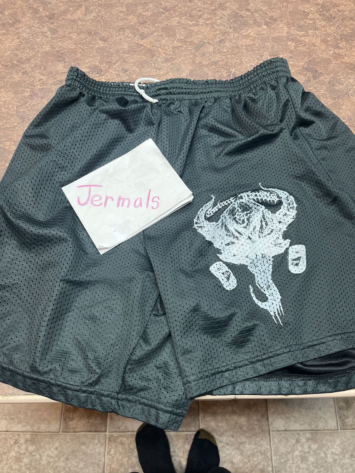 image of Vintage Grime Fiends Shorts in Black, Men's (Size 32)