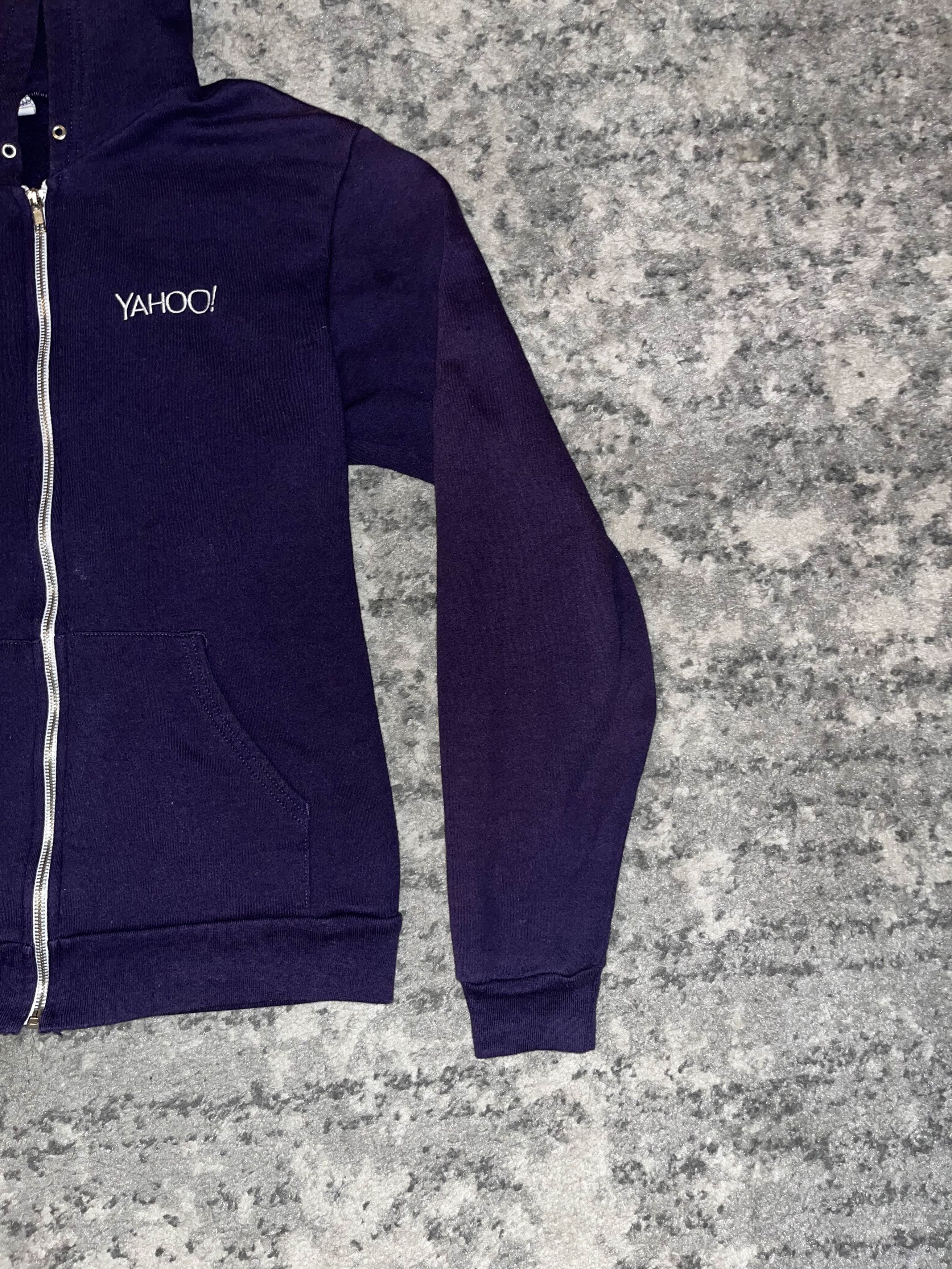 Vintage Vintage Sunfaded 2000s Yahoo! Zip Up Sweater Size US M / EU 48-50 / 2 - 4 Thumbnail