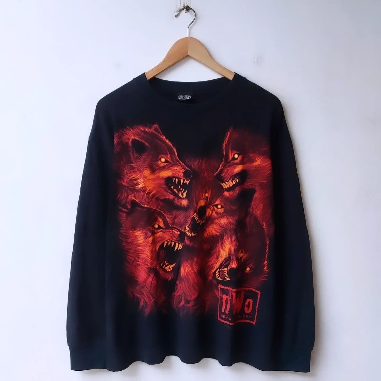 Vintage × WCW/nWo NWO New World Order Wolfpac By Noel Graphic 1999 Size US M / EU 48-50 / 2 - 1 Thumbnail