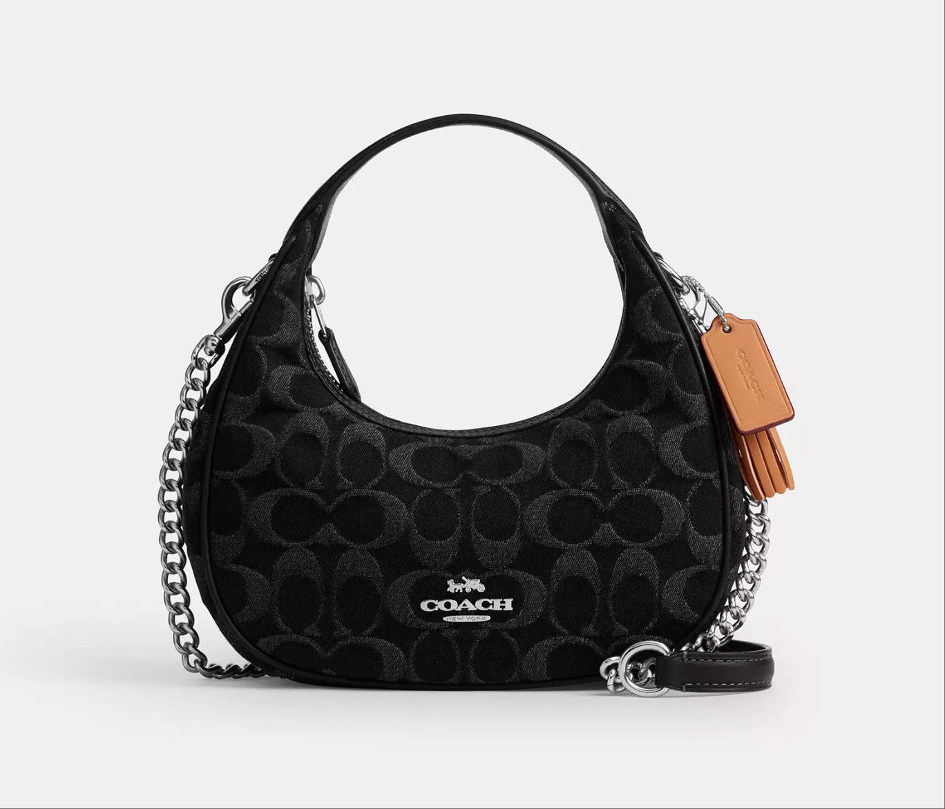Coach Carmen Mini Crossbody Bag In Signature Denim CCZ47 Size ONE SIZE - 9 Thumbnail