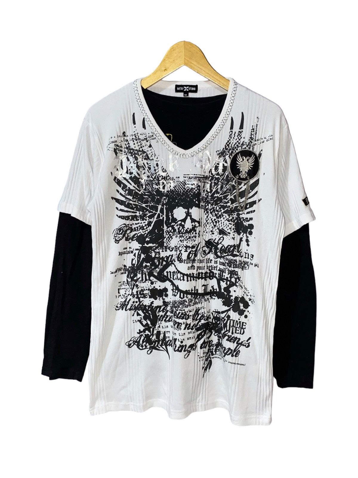 20471120 × Beauty Beast × Hysteric Glamour Batsu Punk Rock Seditionaries Poem T-Shirt Size US L / EU 52-54 / 3 - 1 Thumbnail