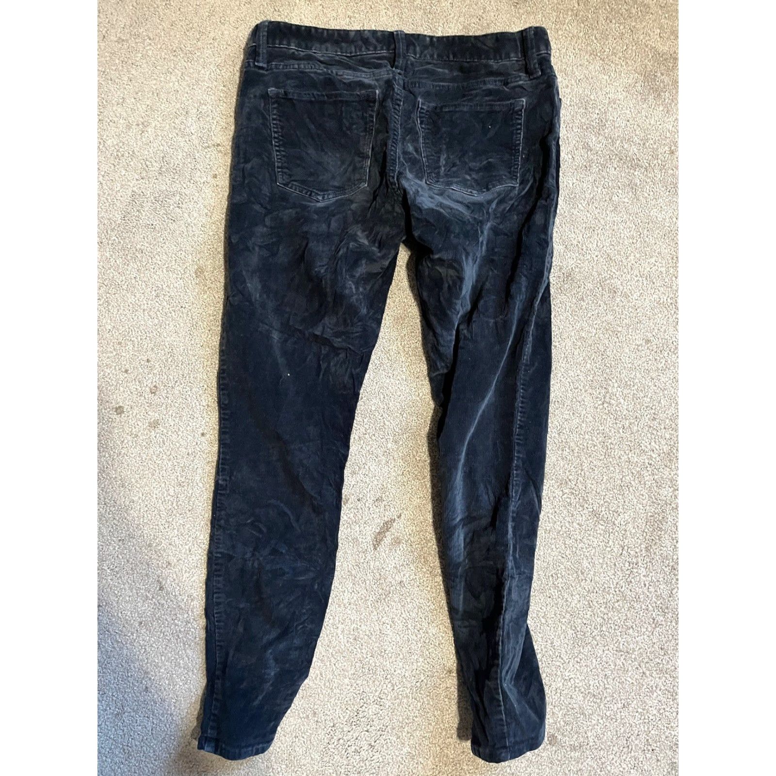 Banana Republic Banana Republic Dress Pants Corduroy Navy Cotton Blend Skinny Pants Women Size 27 Regular Inseam 28 XS? Size 27" / US 4 / IT 40 - 3 Thumbnail
