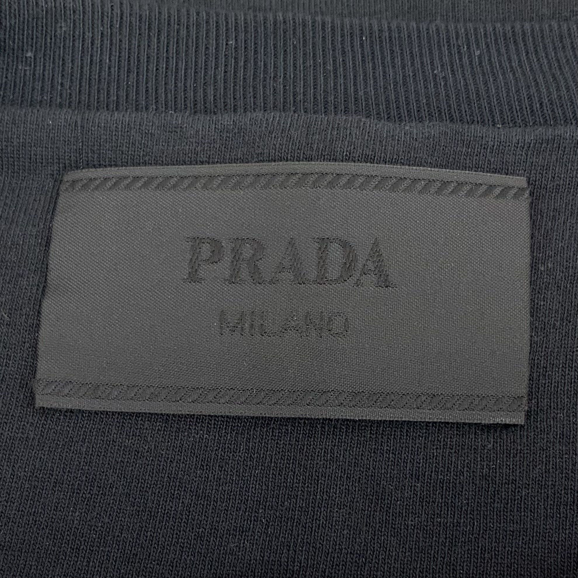 Prada Prada Logo T-Shirt Black (L) Size US L / EU 52-54 / 3 - 5 Thumbnail