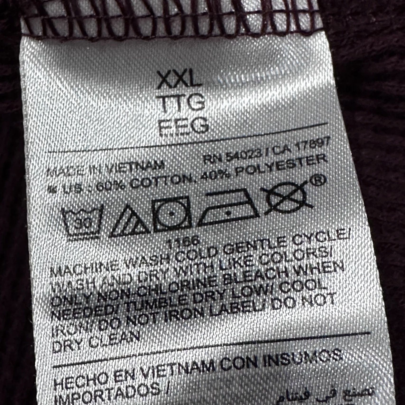 Old Navy Old Navy Shirt Mens 2XL Burgundy Long Sleeve Henley Built In Flex Cotton Blend Shirt Mens 2XL Burgundy Long Sleeve Henley Flex Cotton Blend Size US XXL / EU 58 / 5 - 5 Thumbnail
