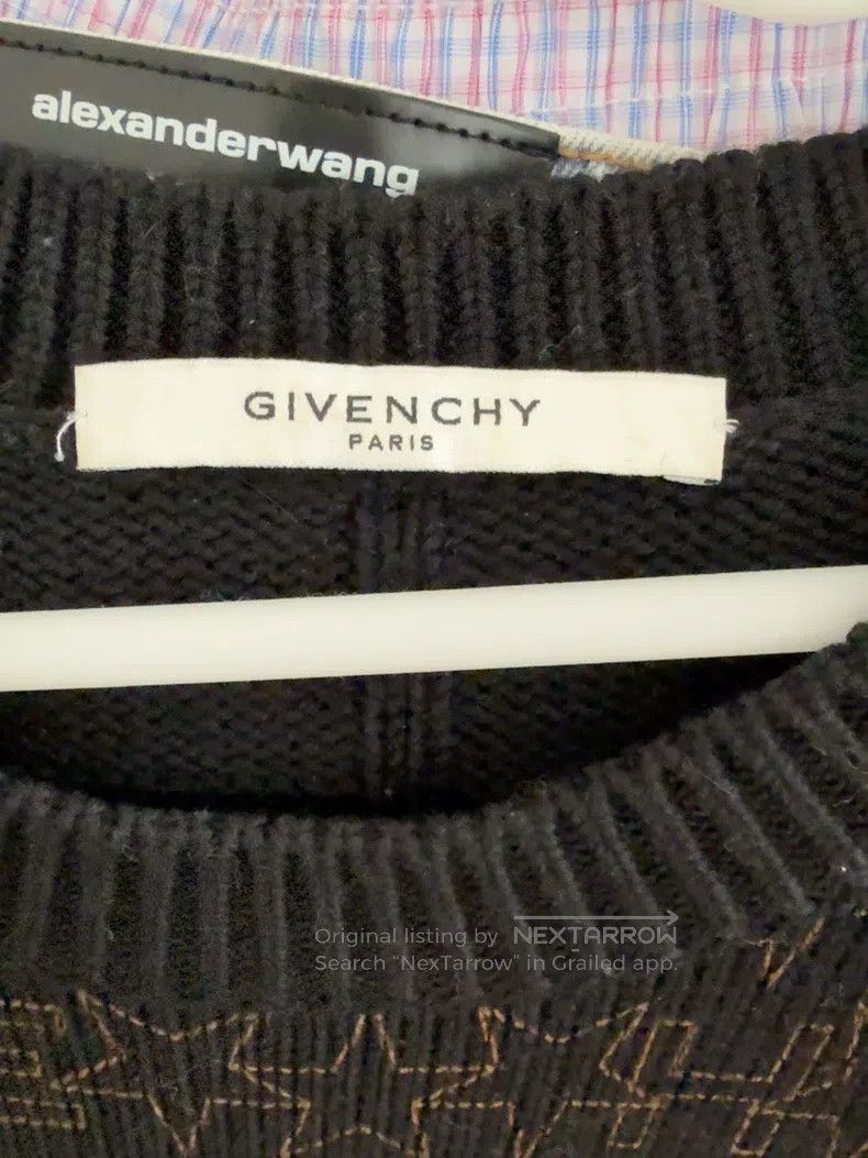 Givenchy Givenchy Star Knit Sweater Size US XL / EU 56 / 4 - 2 Thumbnail