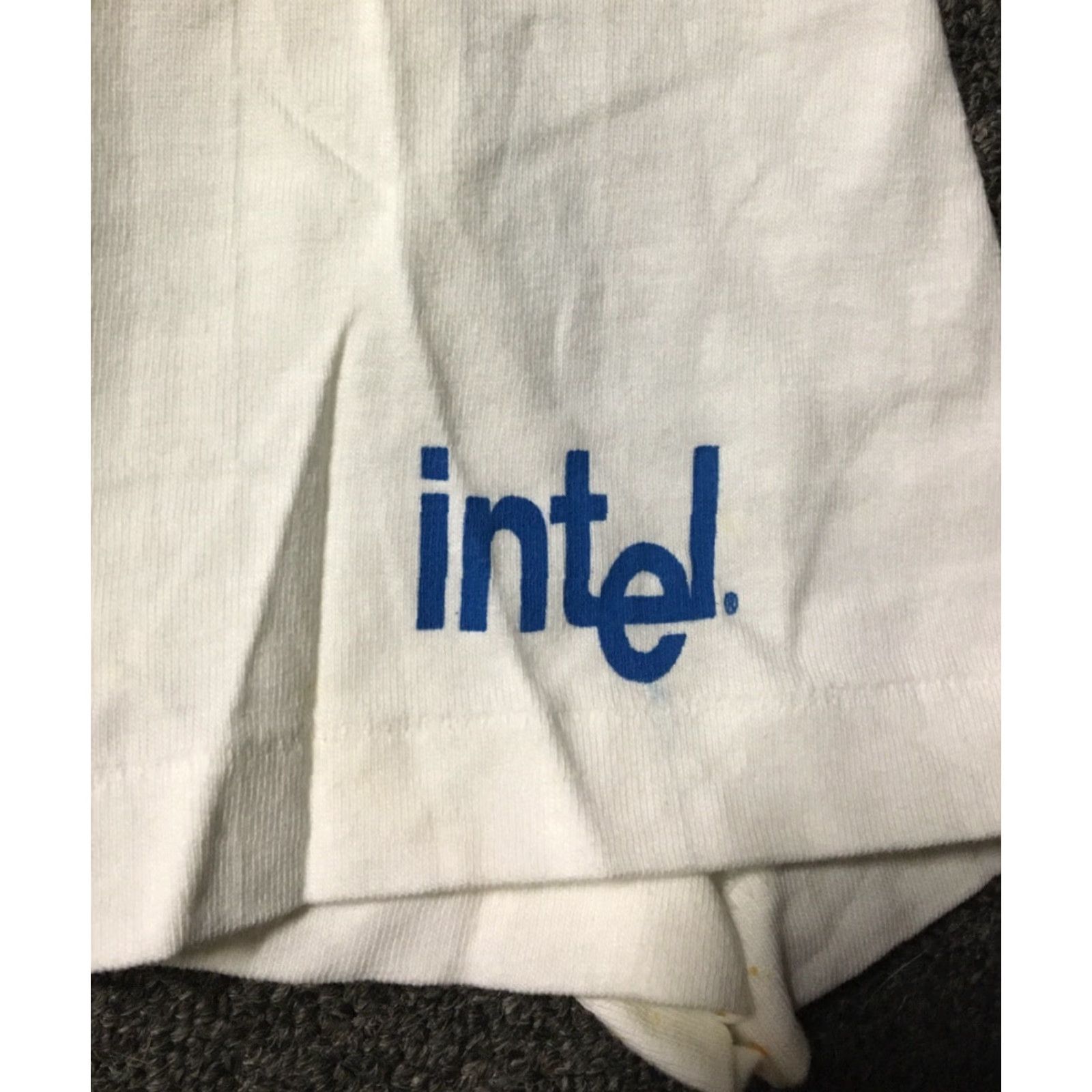 Vintage VINTAGE Intel i960 Promo Shirt XL White Men T-Shirt Size US XL / EU 56 / 4 - 3 Thumbnail