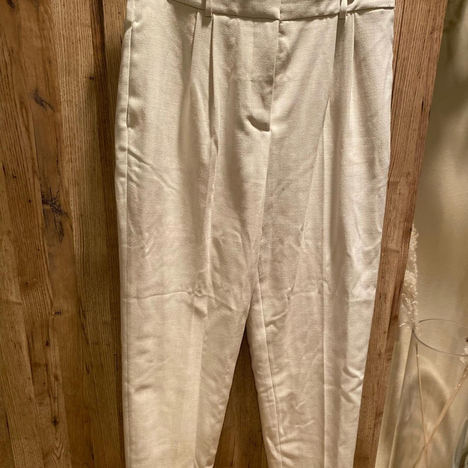 H&M H&M Beige dress pants - size 8 Size 30" / US 8 / IT 44 - 2 Thumbnail