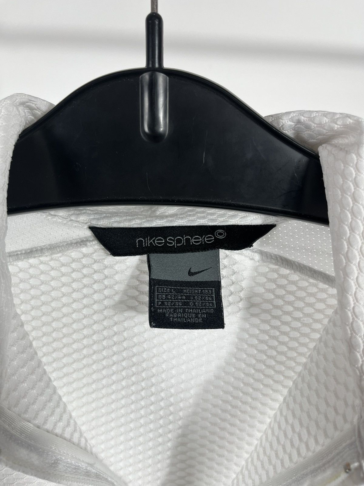 Nike Nike Sphere White Tennis Zip Polo Shirt Size L Size US L / EU 52-54 / 3 - 12 Thumbnail