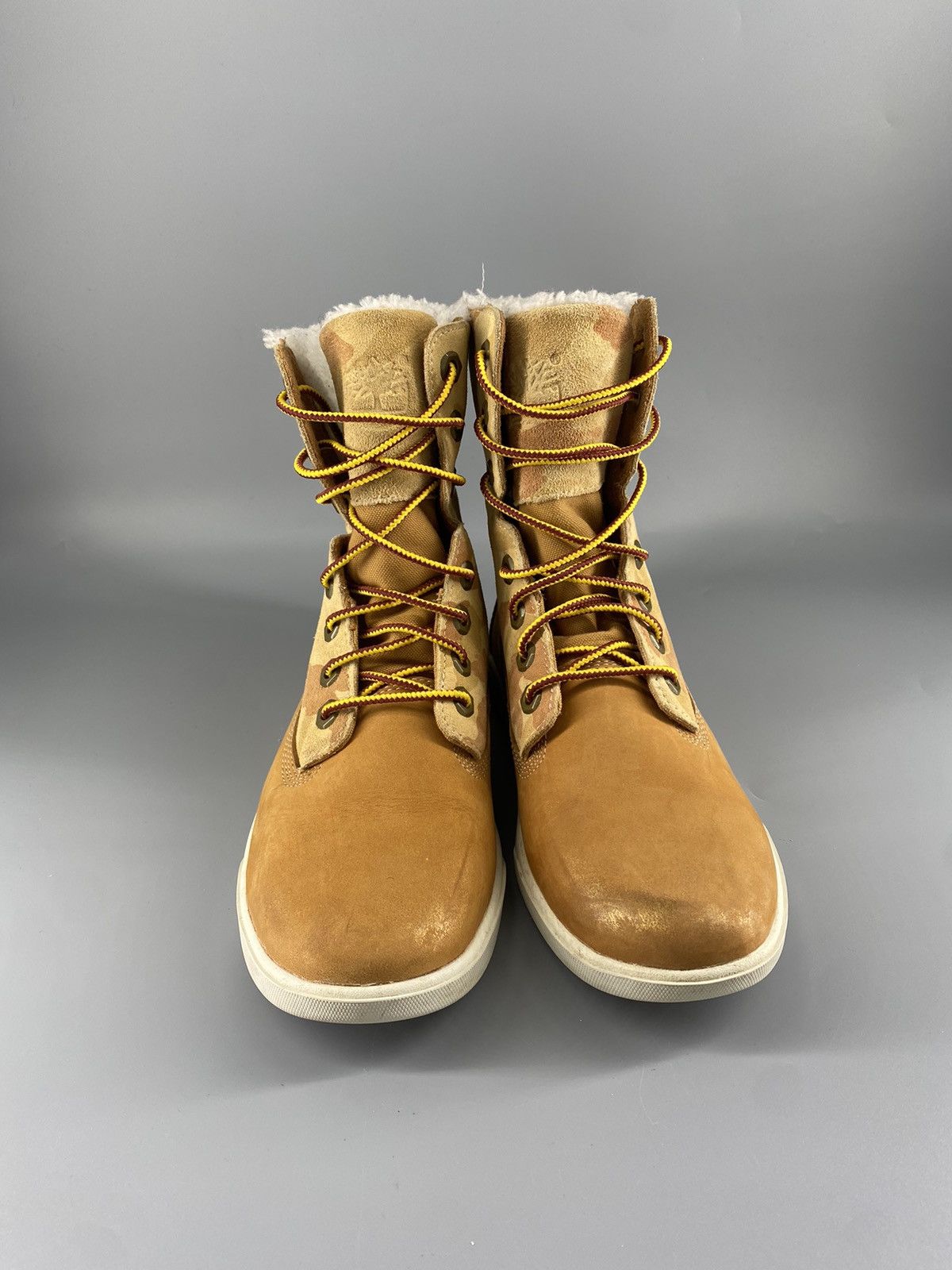 Timberland TIMBERLAND HI TOP BROWN SUEDE LIMITED EDITION CAMO BOOTS 38 Size US 5.5 / EU 38 - 4 Thumbnail