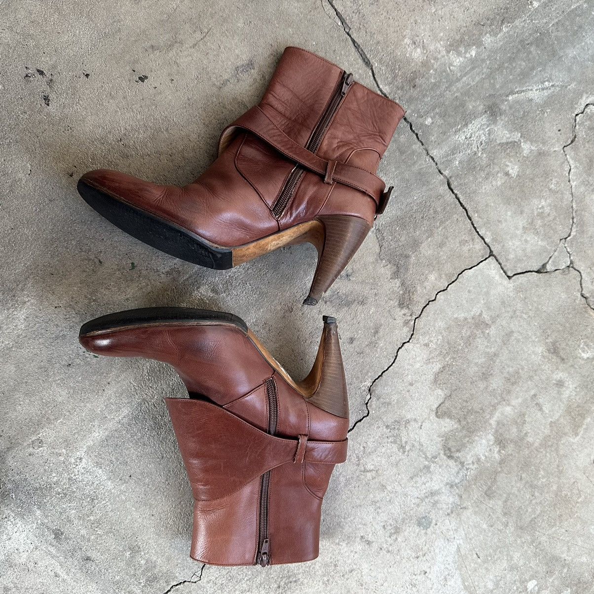 Marni Marni vintage leather Heels boots Size US 10 / IT 40 - 6 Thumbnail