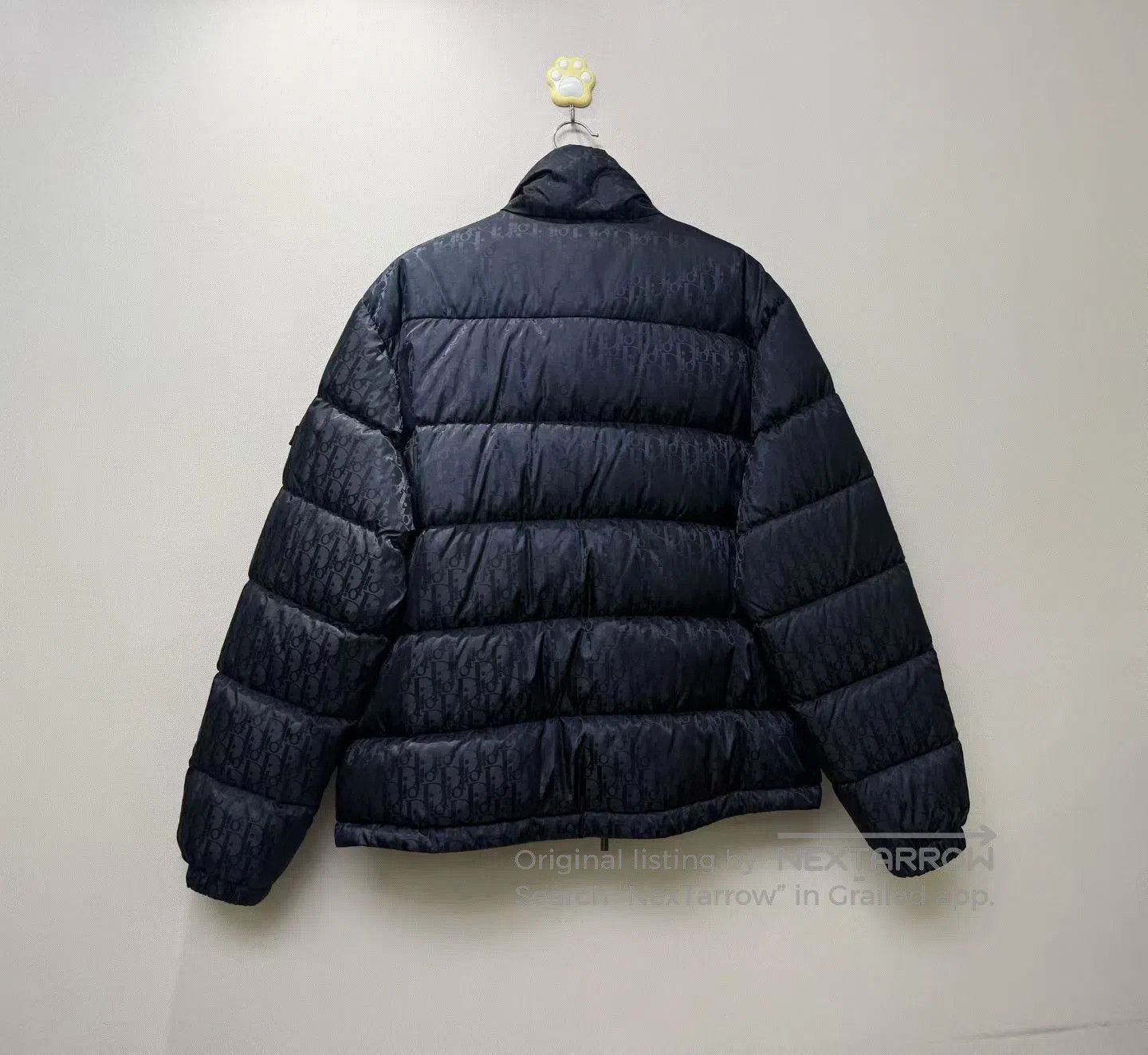Dior Dior Black Monogrammed Full Logo Down Jacket| Size US L / EU 52-54 / 3 - 4 Thumbnail