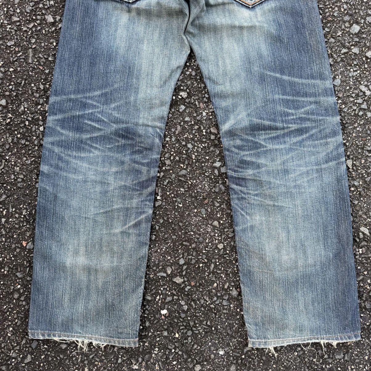 Edwin W30 VINTAGE EDWIN JEAN FADED RIPPEP DENIM PANTS Size US 33 - 12 Thumbnail
