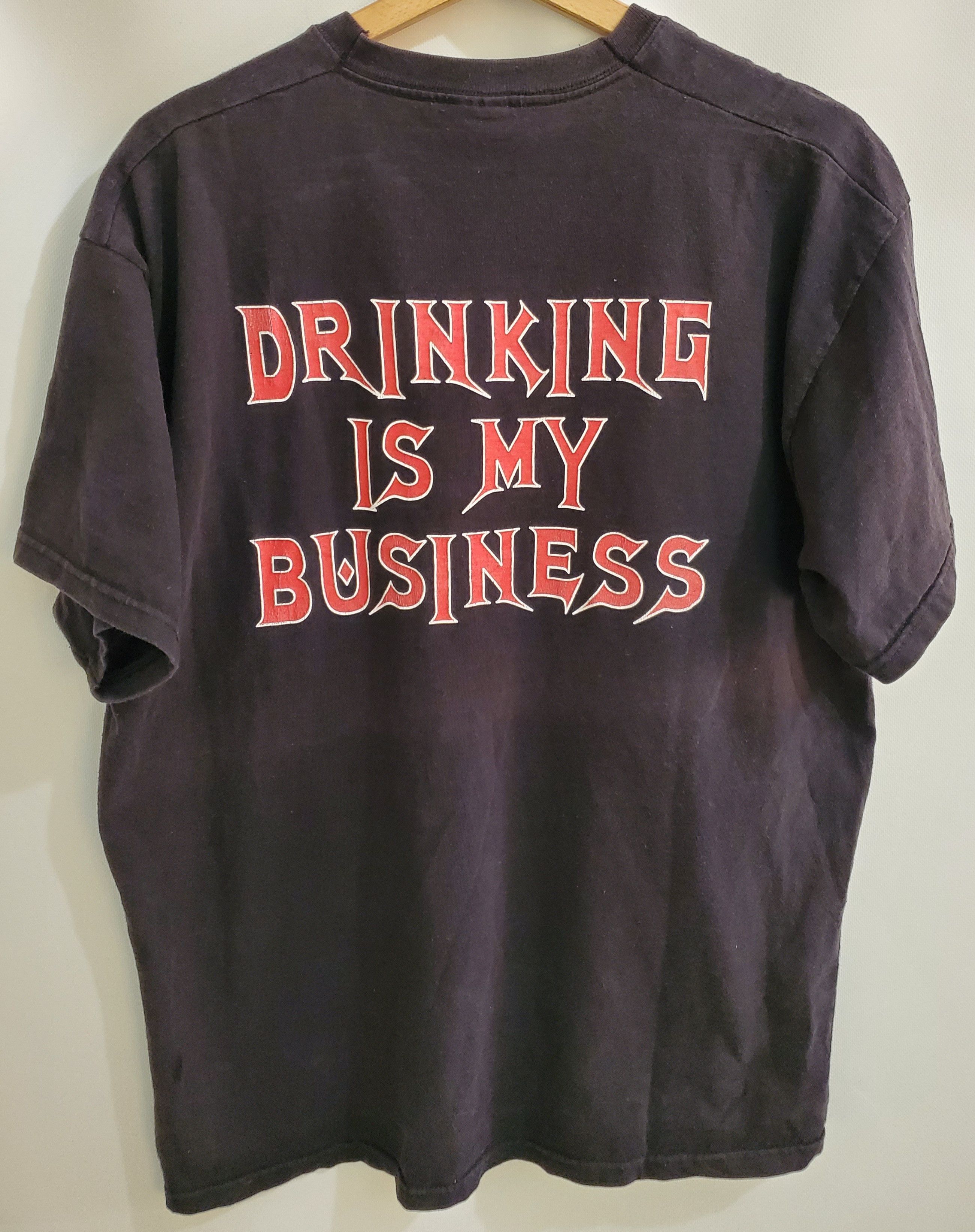 Vintage Vintage drinking is my business Tshirt size Xl Size US XL / EU 56 / 4 - 1 Thumbnail
