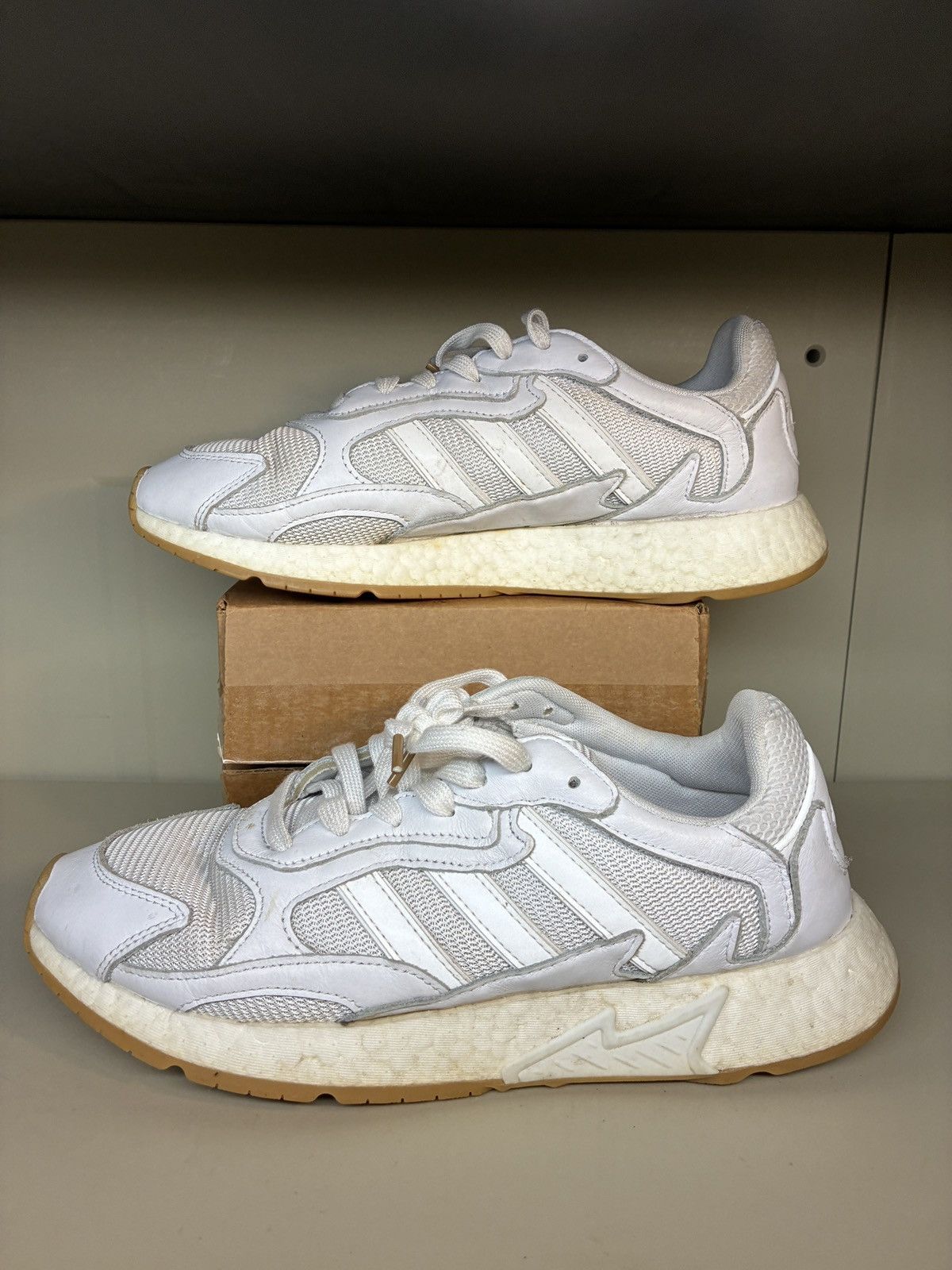 Nike Adidas Tresc Run White Gum EF8108 Boost Shoes Size 10 Size US 10 / EU 43 - 1 Thumbnail
