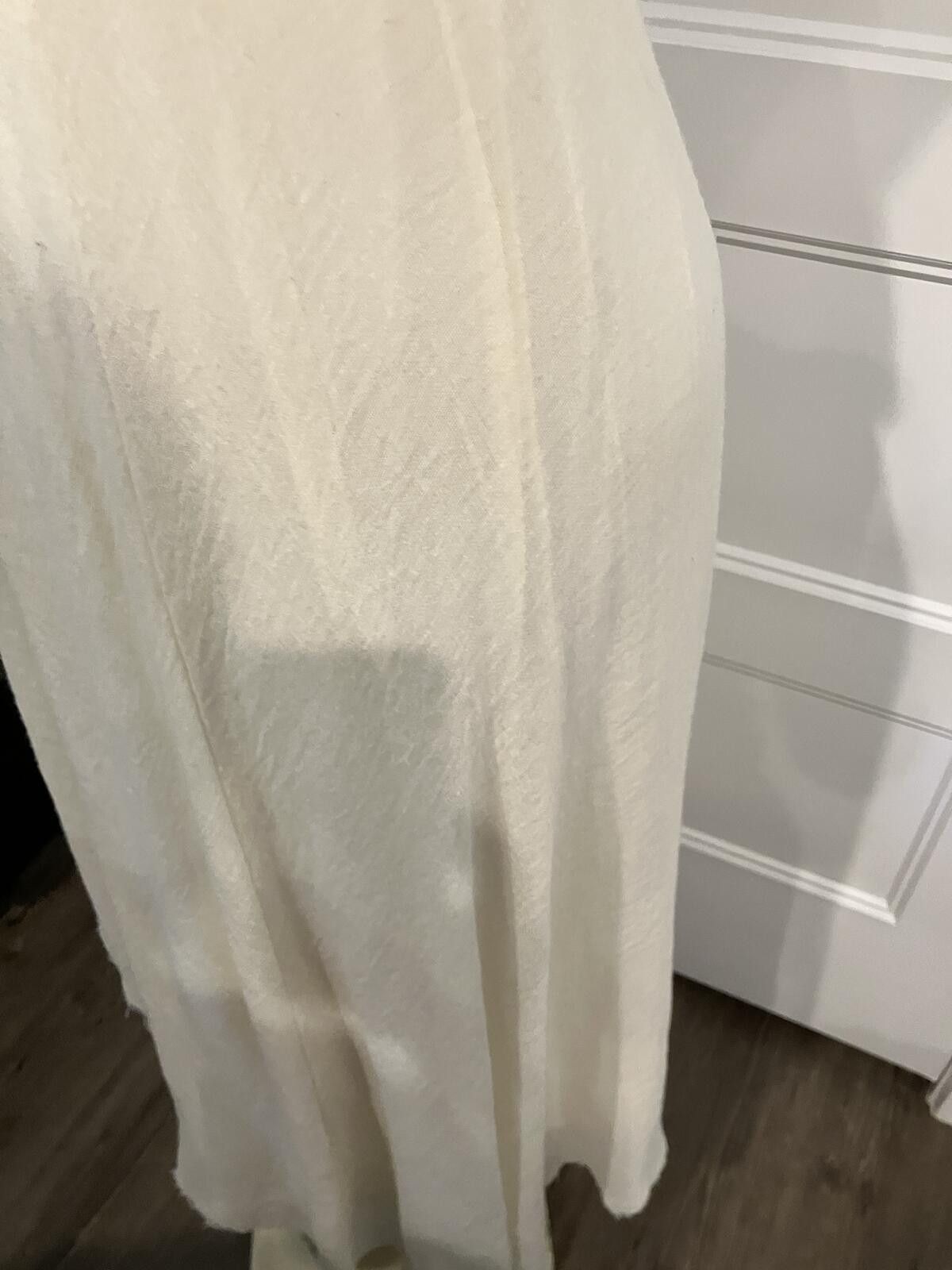 Unknown London Bohemian Style White Lace Maxi Dress with Embroidered Detail Size XS / US 0-2 / IT 36-38 - 10 Thumbnail