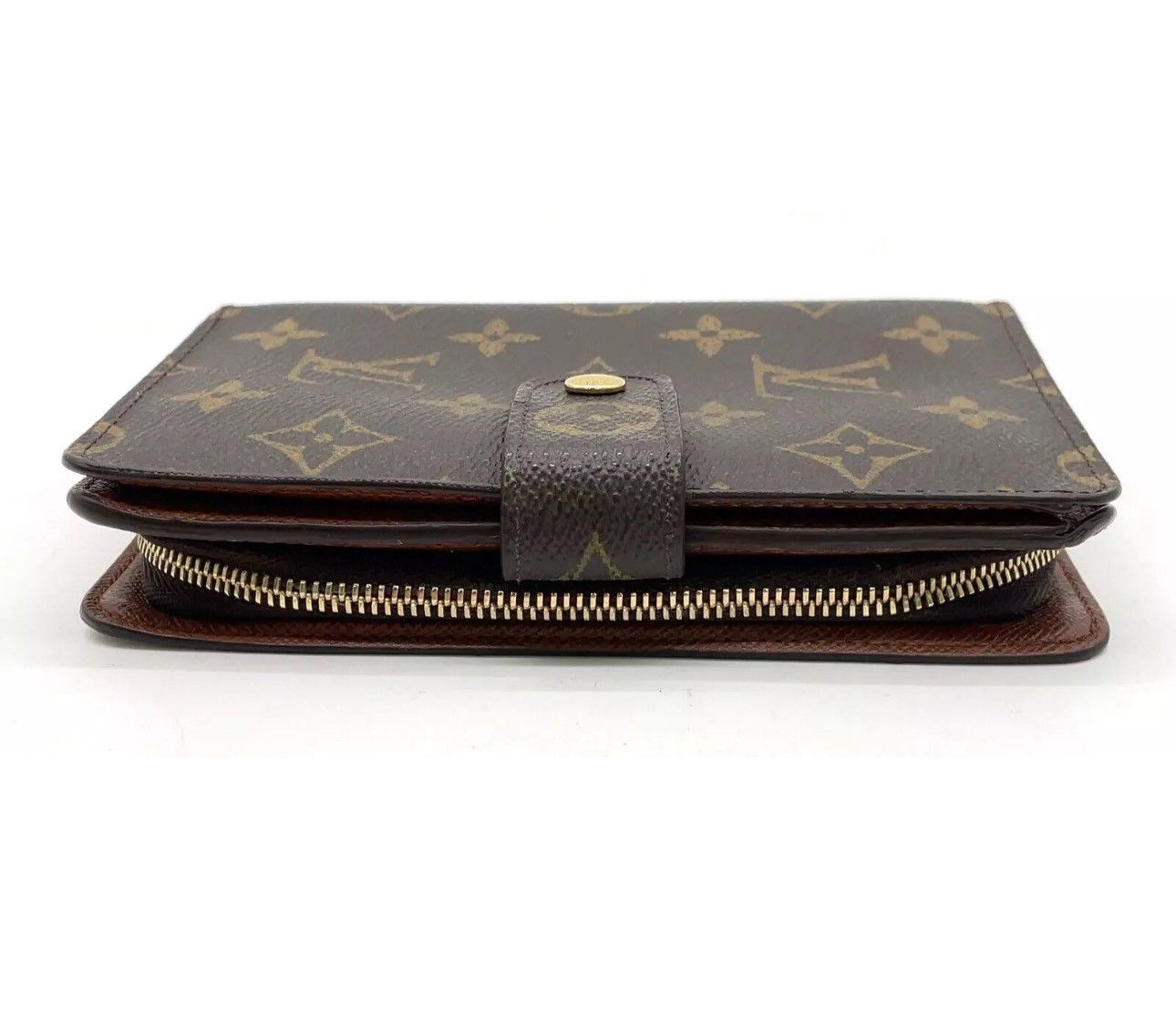 Louis Vuitton Auth Louis Vuitton Monogram Porte Papier Zip M61207 Wallet Size ONE SIZE - 5 Thumbnail