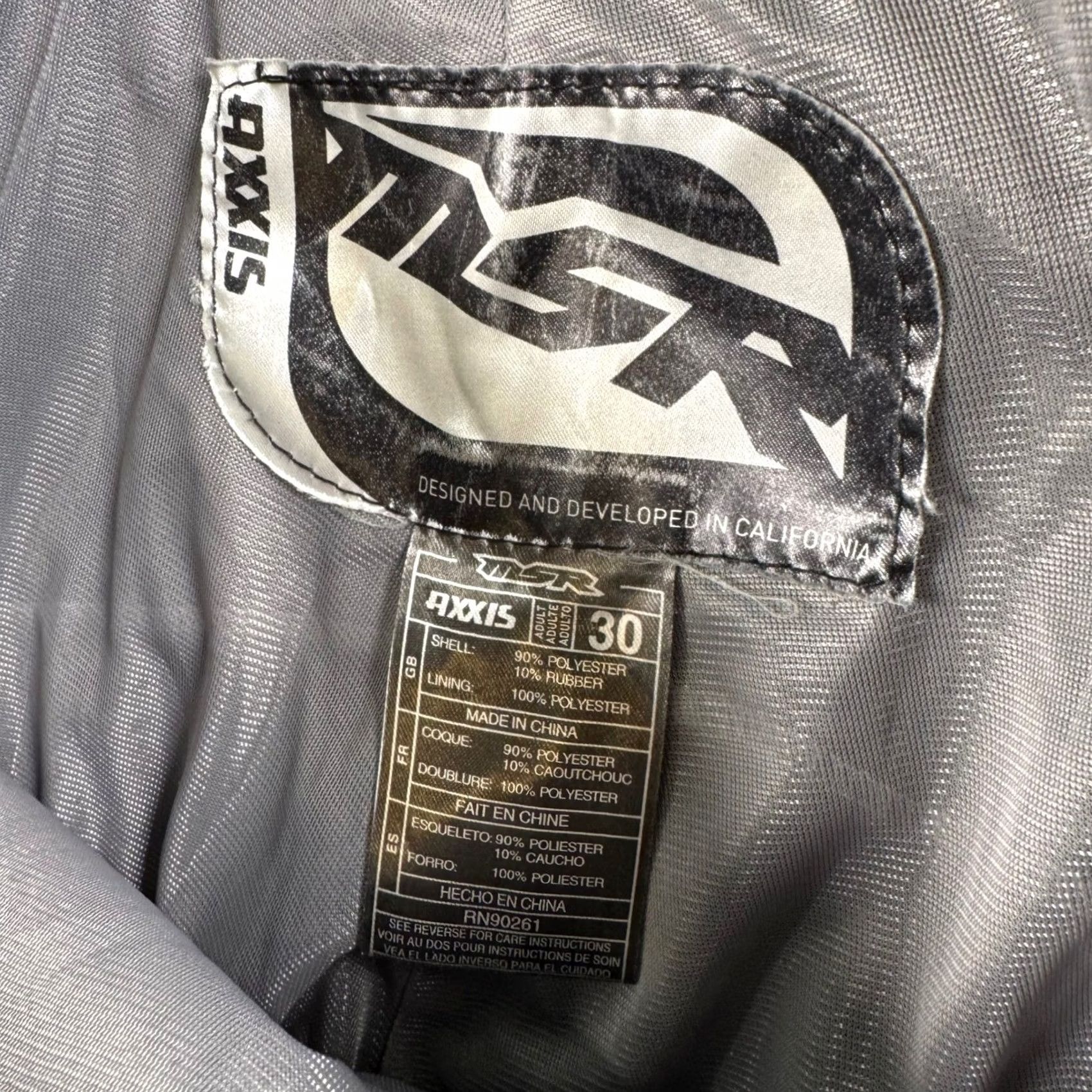 Vintage VINTAGE MSR Axxis Pants 30 Gray Black Racing Protective Gear Mens Size US 30 / EU 46 - 3 Thumbnail