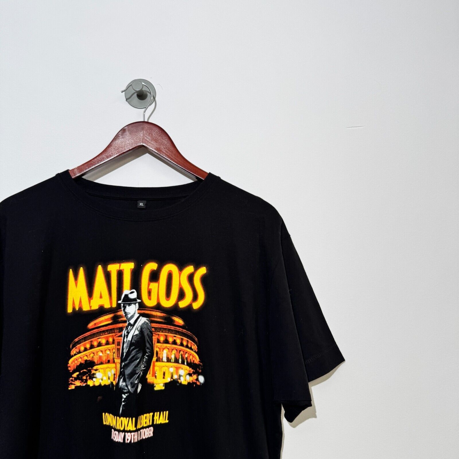 Vintage Vintage Unisex Black Cotton T-Shirt Size XL Matt Goss Y2K Size US XL / EU 56 / 4 - 2 Thumbnail