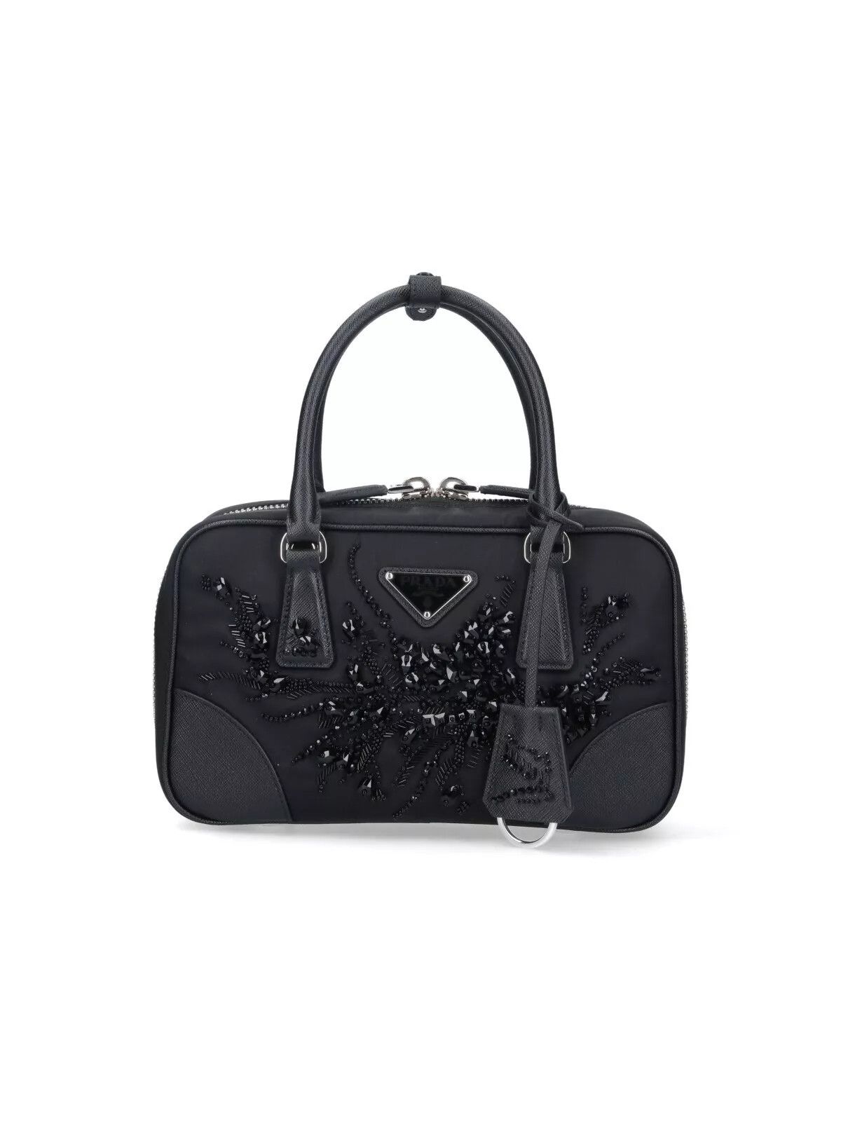 Prada PRADA Re-Ed. 1978 Black Re-Nylon Emb. Bag New Auth. Size ONE SIZE - 1 Thumbnail
